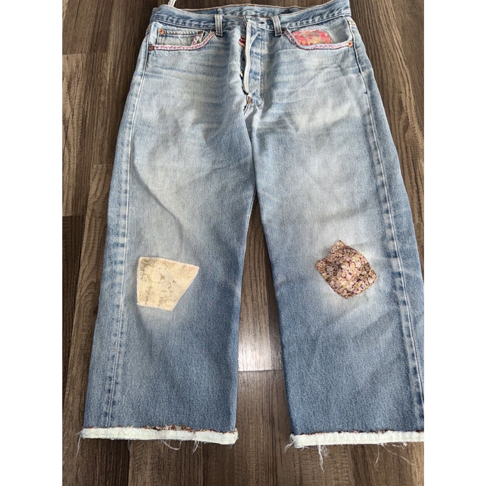 Levi's VINTAGE Levi’s Denim Jeans Blue 32x21 90s Patch Tapered Men Size US 32 / EU 48 - 7 Thumbnail
