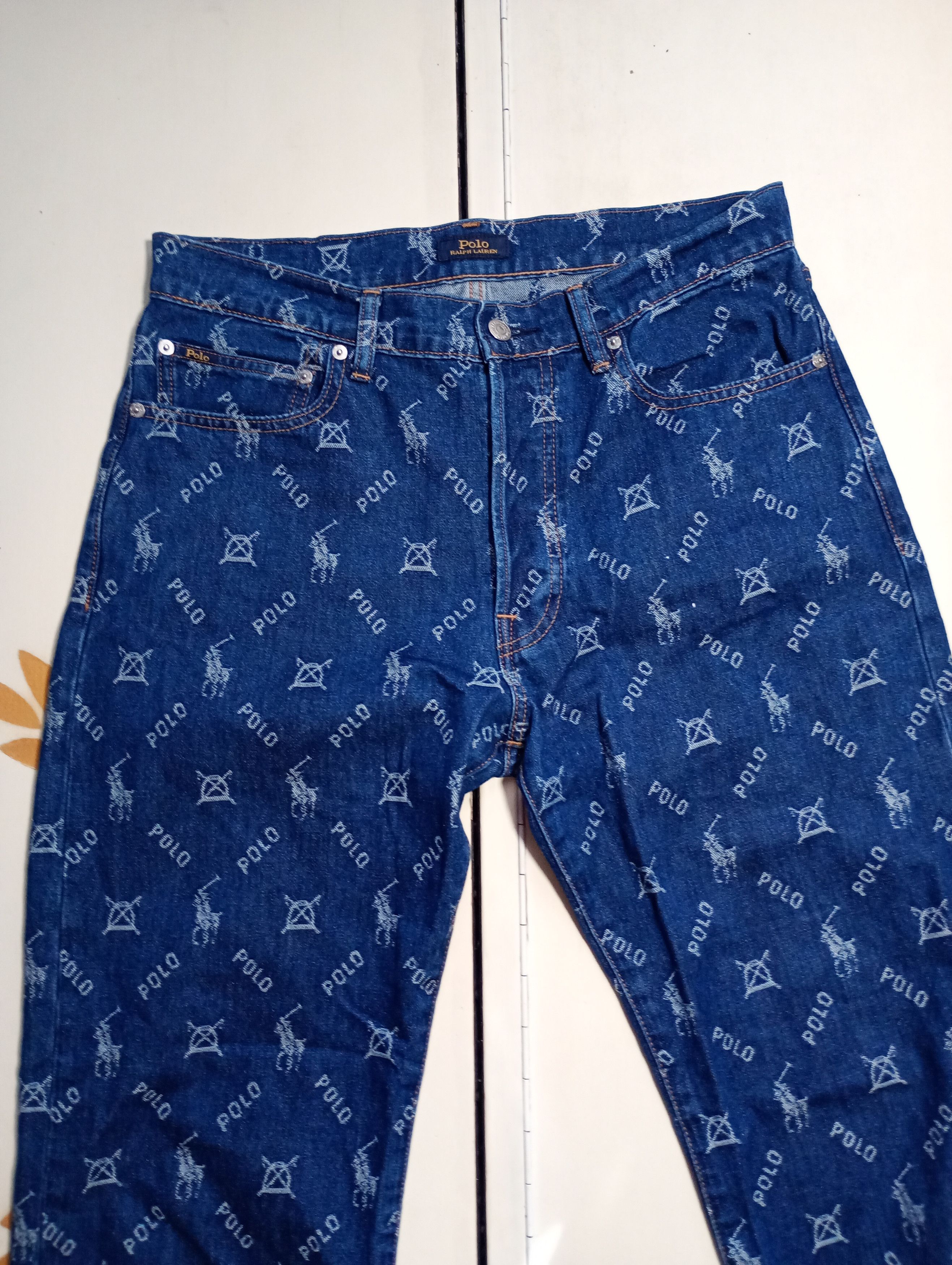Polo Ralph Lauren Polo Ralph Lauren Monogram Jeans Size 28 Size US 28 / EU 44 - 5 Thumbnail