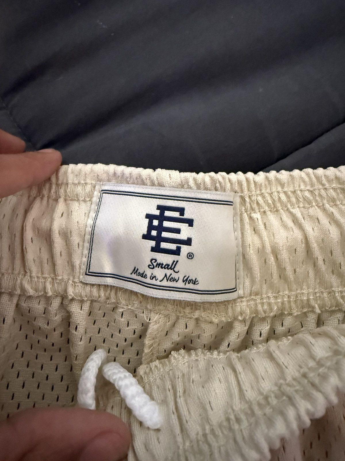 Eric Emanuel EE Basic Short - BOLTS (Beige/Black/Teal & White) Size US 28 / EU 44 - 4 Thumbnail