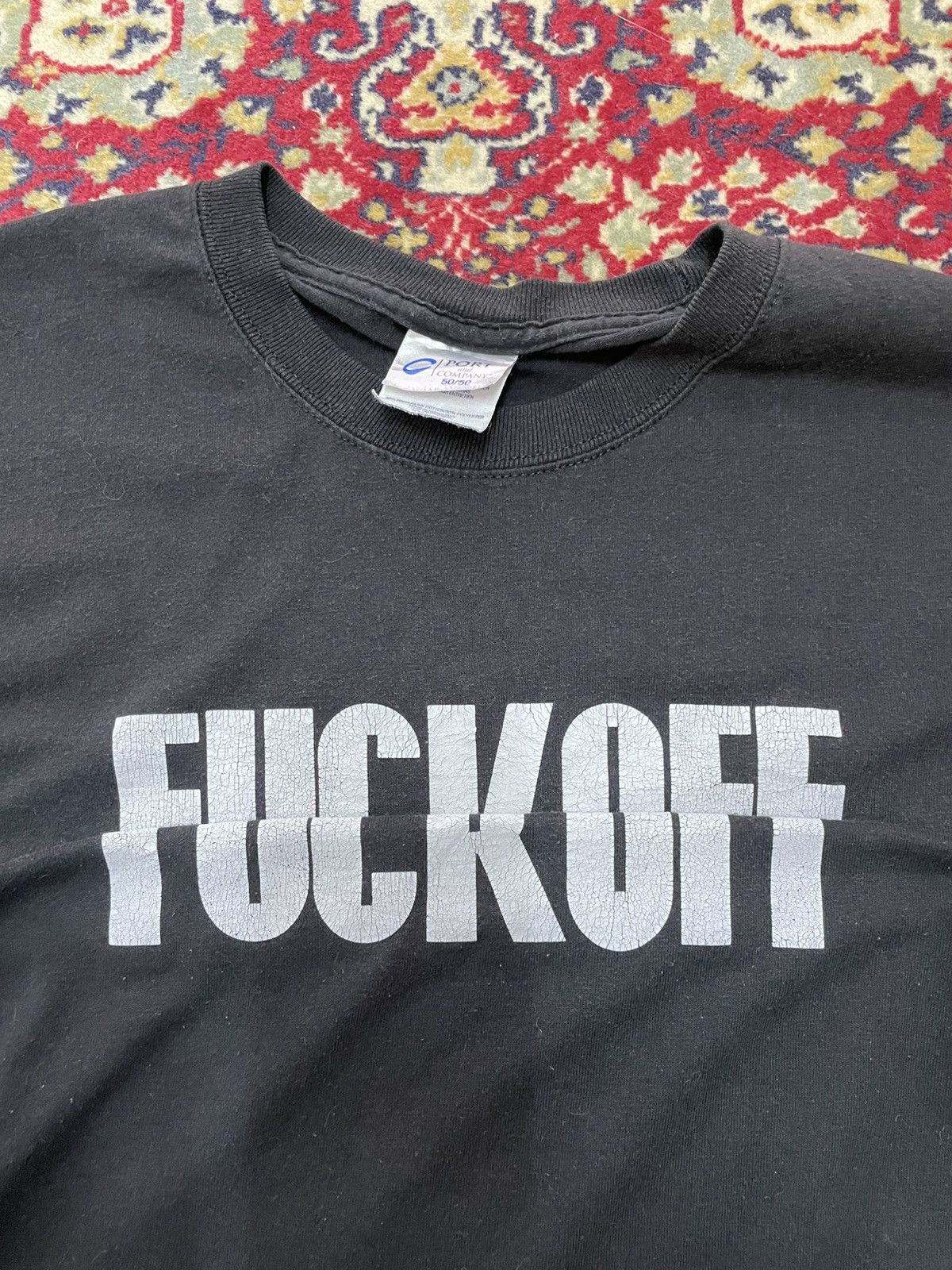 Vintage F*CK OFF Size US L / EU 52-54 / 3 - 1 Thumbnail