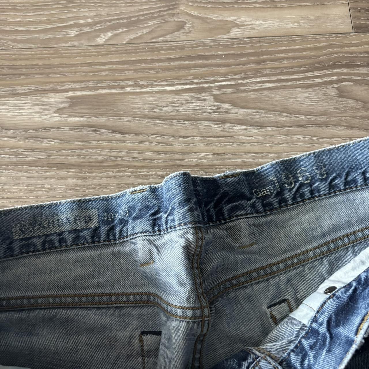Gap Crazy Vintage Y2K/2000s Baggy Grunge Gap Medium Wash Skater Denim Jeans! 40x30 Size US 40 / EU 56 - 7 Thumbnail