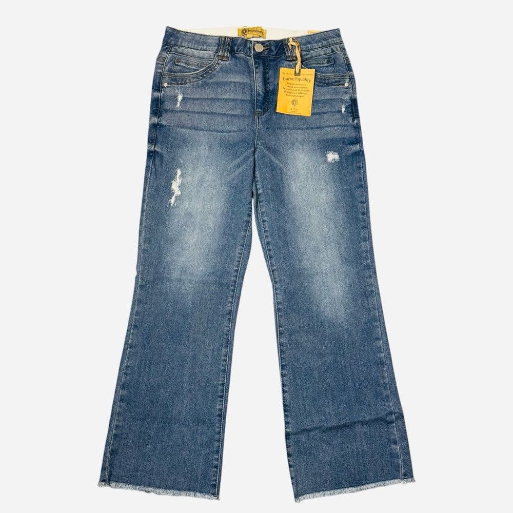 Other NWT New Democracy Ab Tech High Rise Cropped Itty Bitty Flar Size 30" / US 8 / IT 44 - 2 Thumbnail