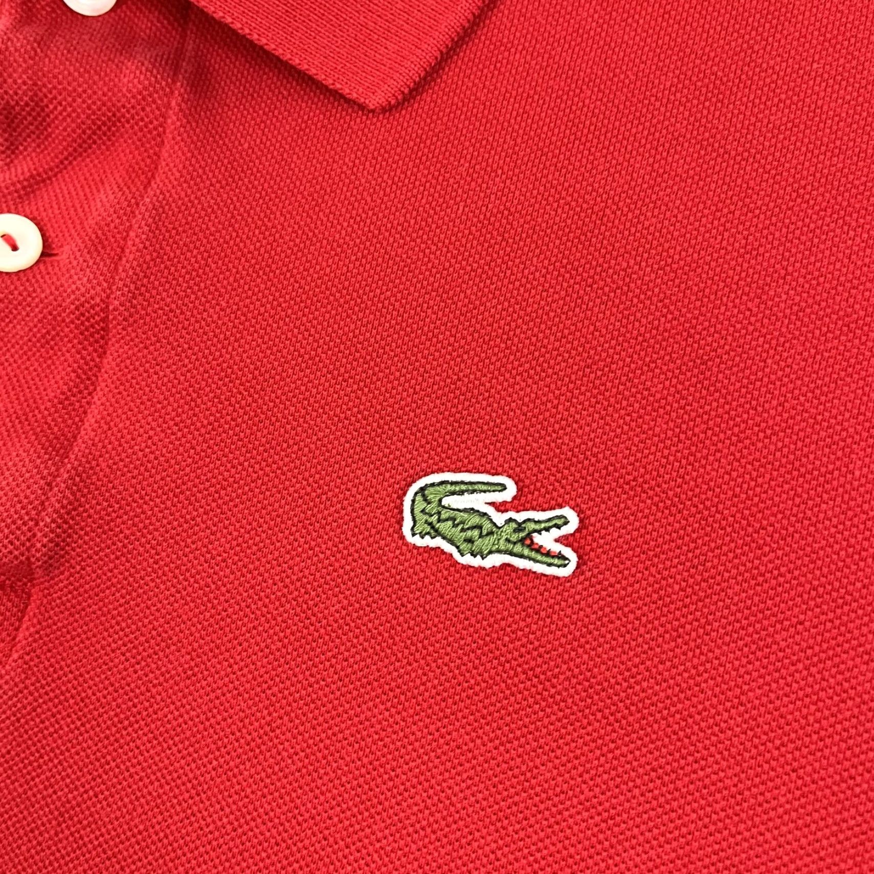 Lacoste Lacoste Polo Shirt Mens XL Size 7 Extra Large Preppy Short Sleeve Red 100% Cotton Logo Croc Classic Fit Golf Tennis Size US XL / EU 56 / 4 - 2 Thumbnail