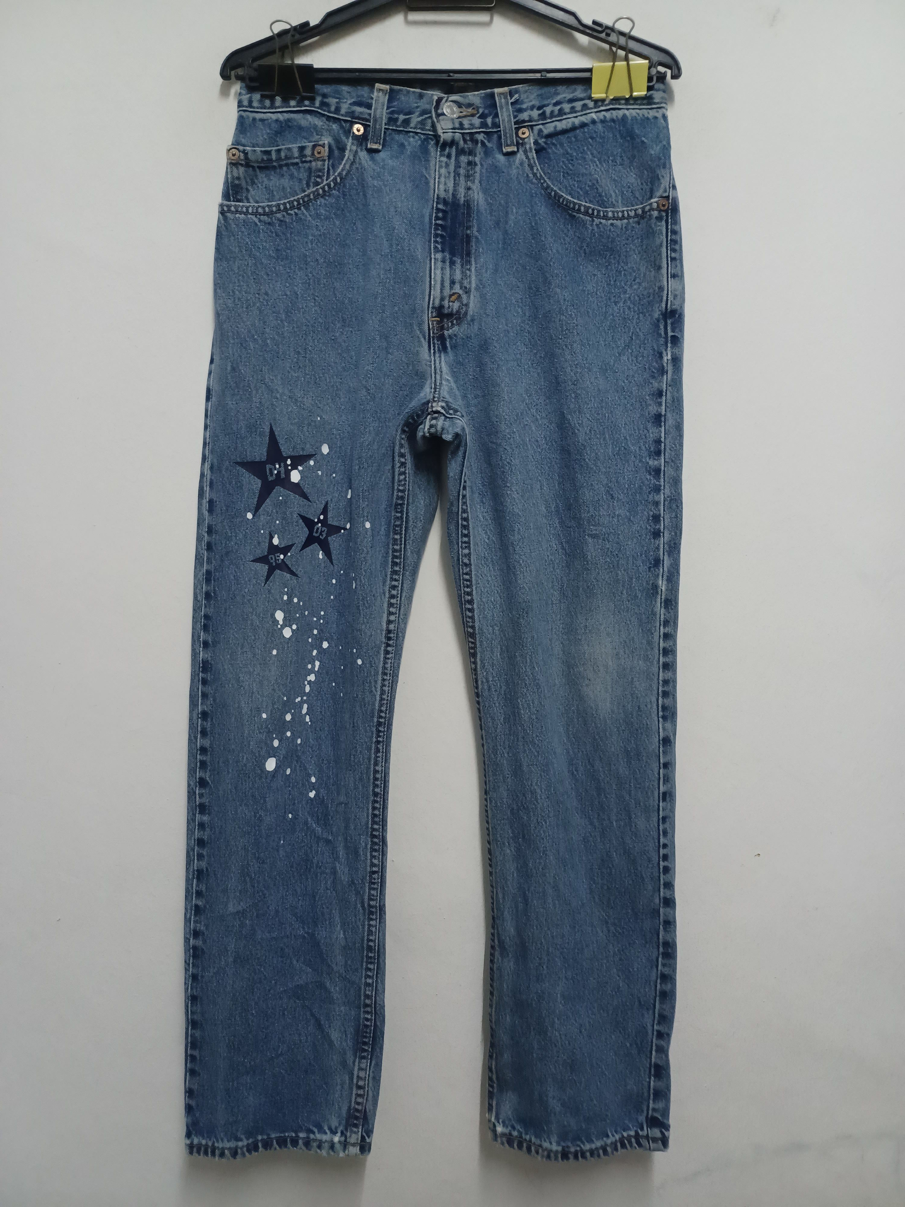 LEVIS 505 X YOKOHAMA F MARINOS DISTRESSES JEANS