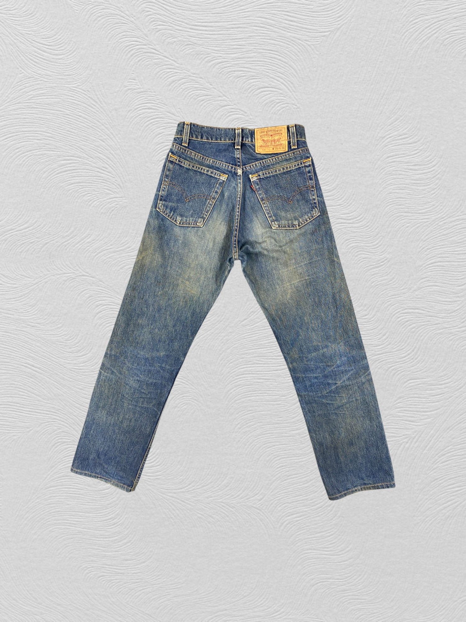 Levi's 90's Dirty Blue Vintage Levi's 519 Jeans 27x30 Denim -JN2292 Size US 27 - 2 Thumbnail