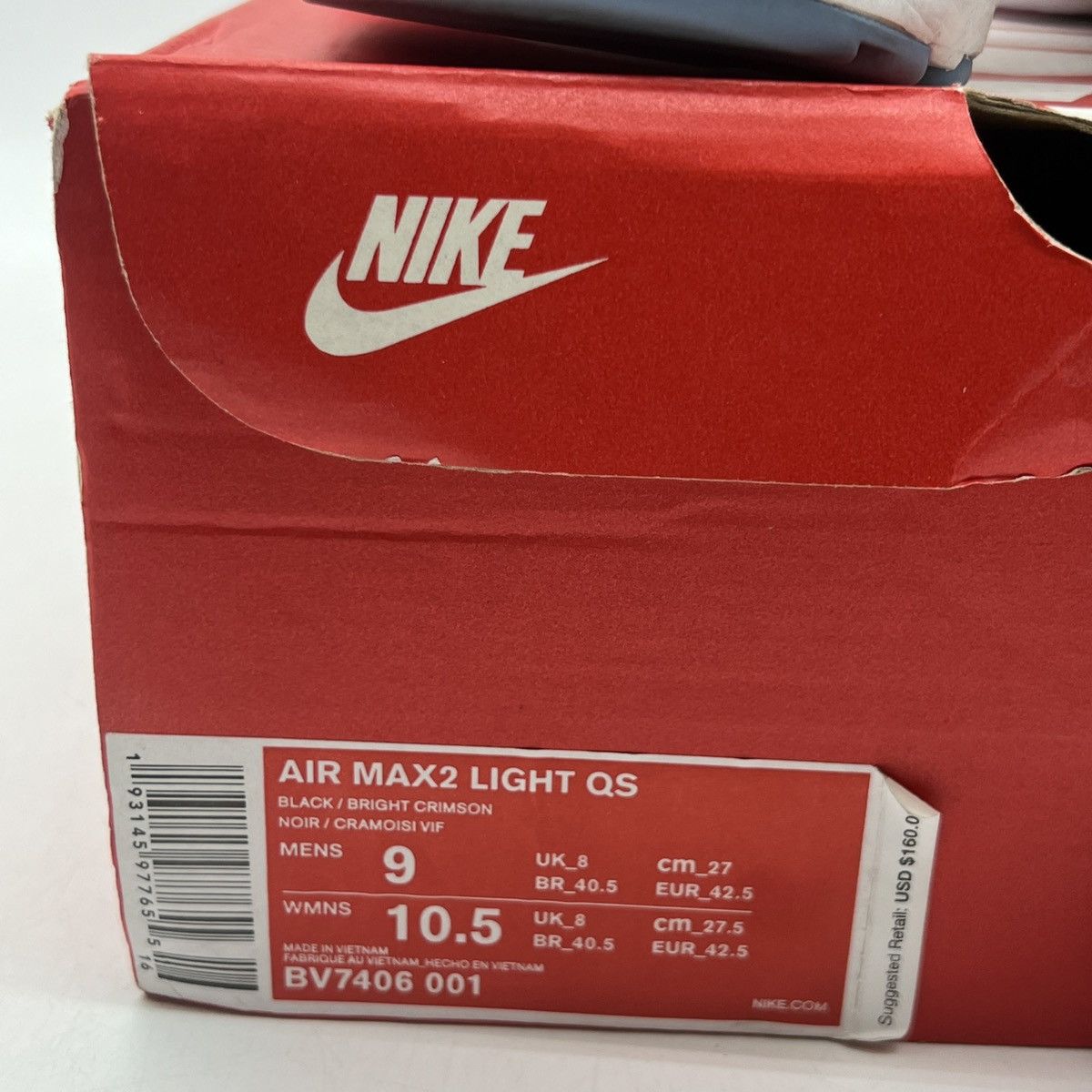 Nike Atmos x air max 2 light logos Size US 9 / EU 42 - 6 Thumbnail