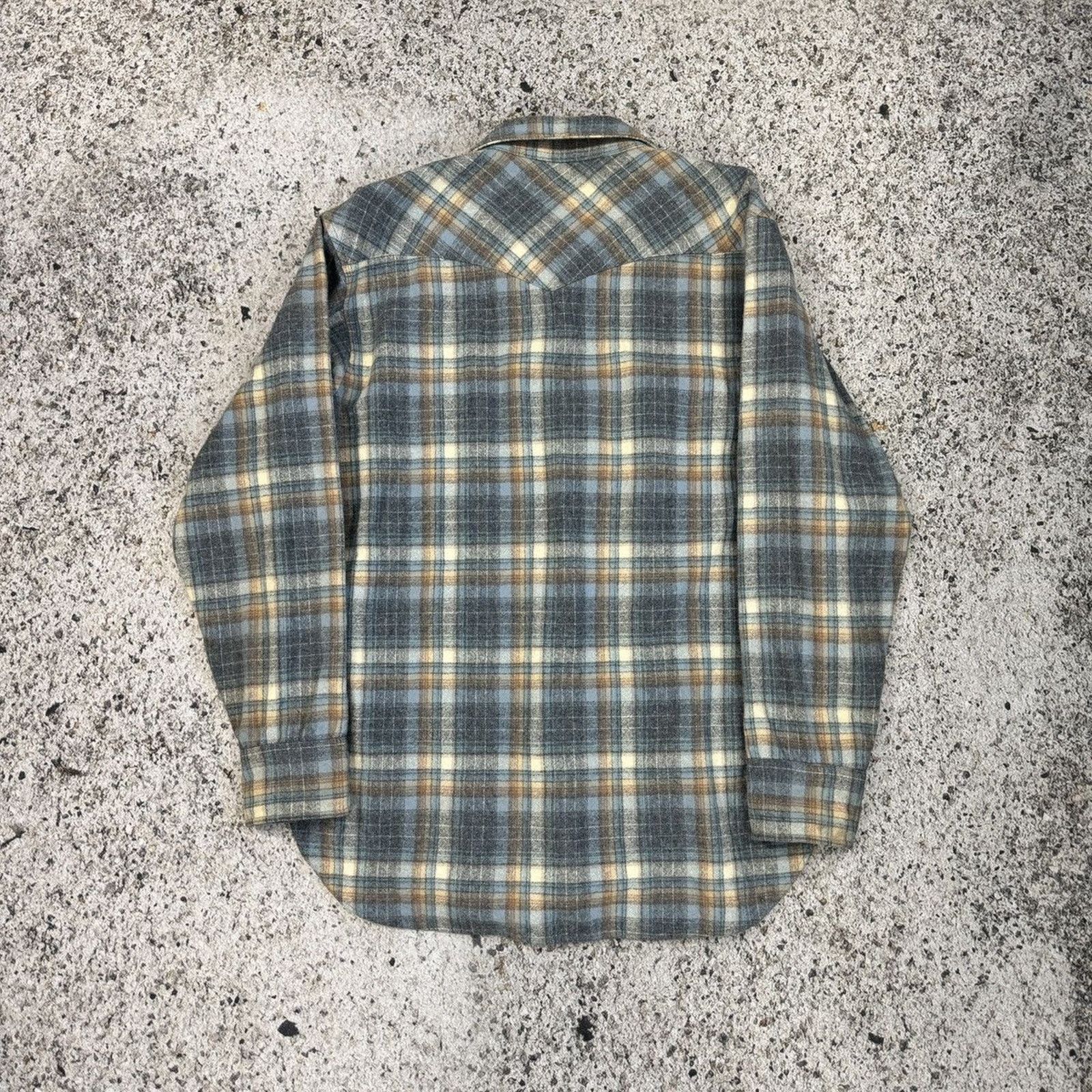 Pendleton 70s Pendleton Western Plaid Shirt ERD Grunge Margiela RRL Size US L / EU 52-54 / 3 - 2 Thumbnail