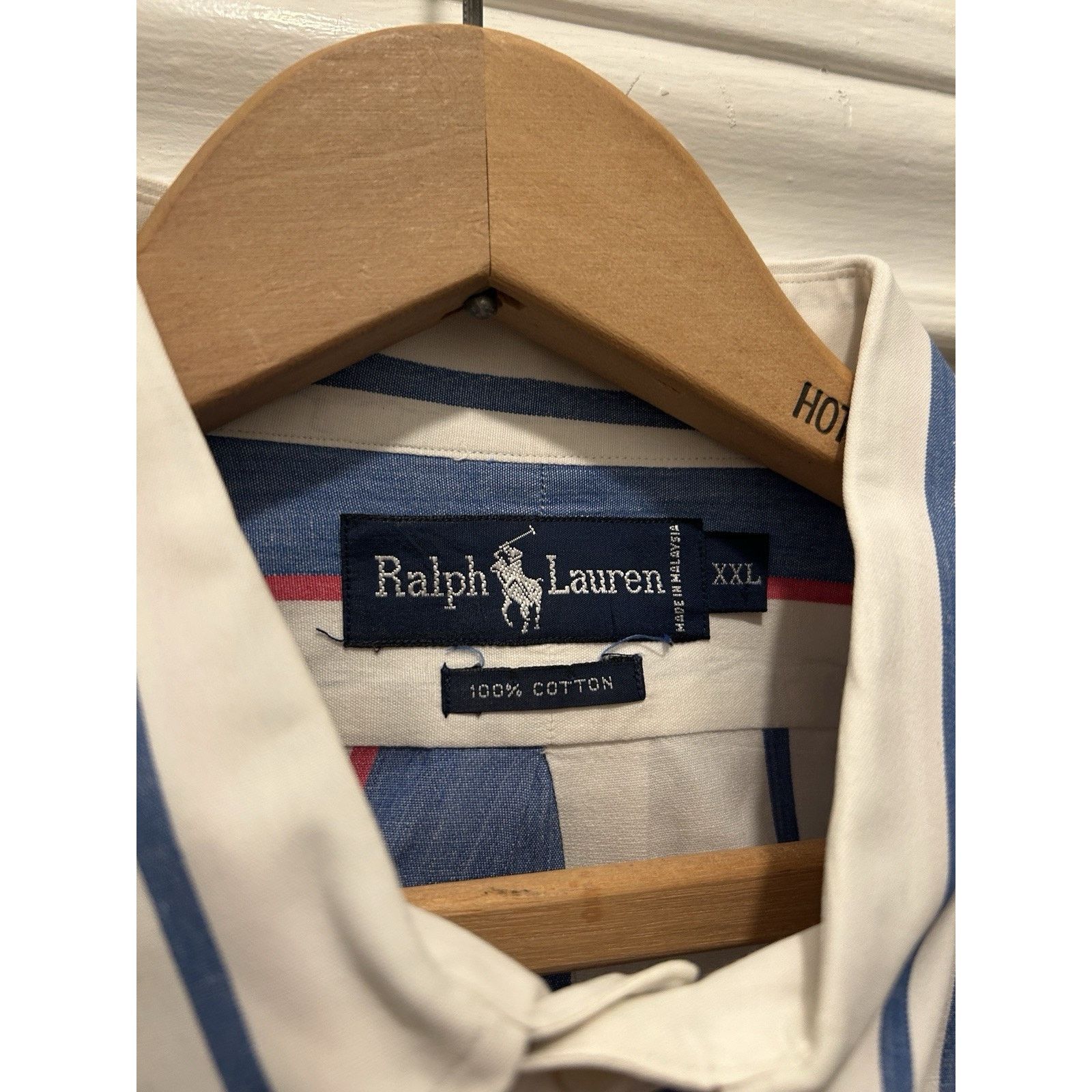 Lauren Ralph Lauren Vintage Ralph Lauren Button Down Striped Shirt XXL 80s Retro Size US XXL / EU 58 / 5 - 3 Thumbnail