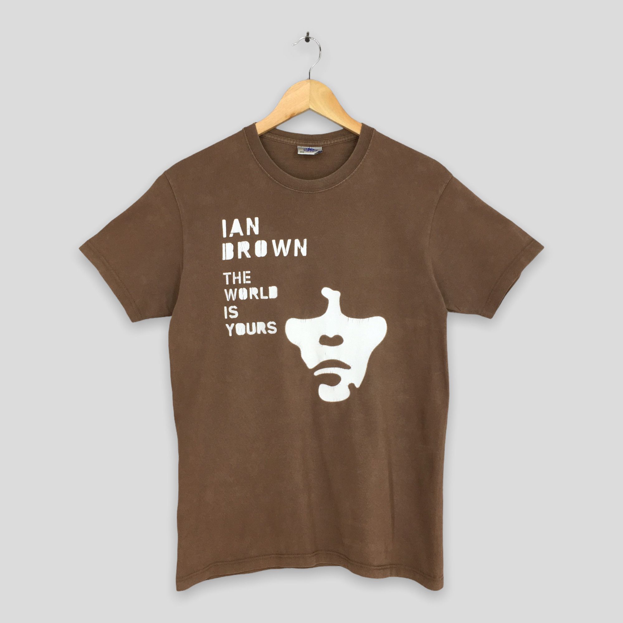Stone Rose × THE WORLD IS YOURS Vintage Y2K Ian Brown The World Is Yours T shirt Small Size US S / EU 44-46 / 1 - 1 Thumbnail