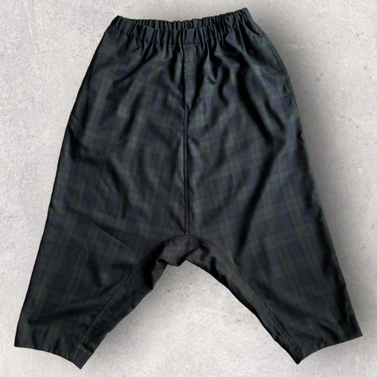 Comme des Garcons SS21 Green Plaid Drop Crotch Pants Size US 32 / EU 48 - 2 Thumbnail
