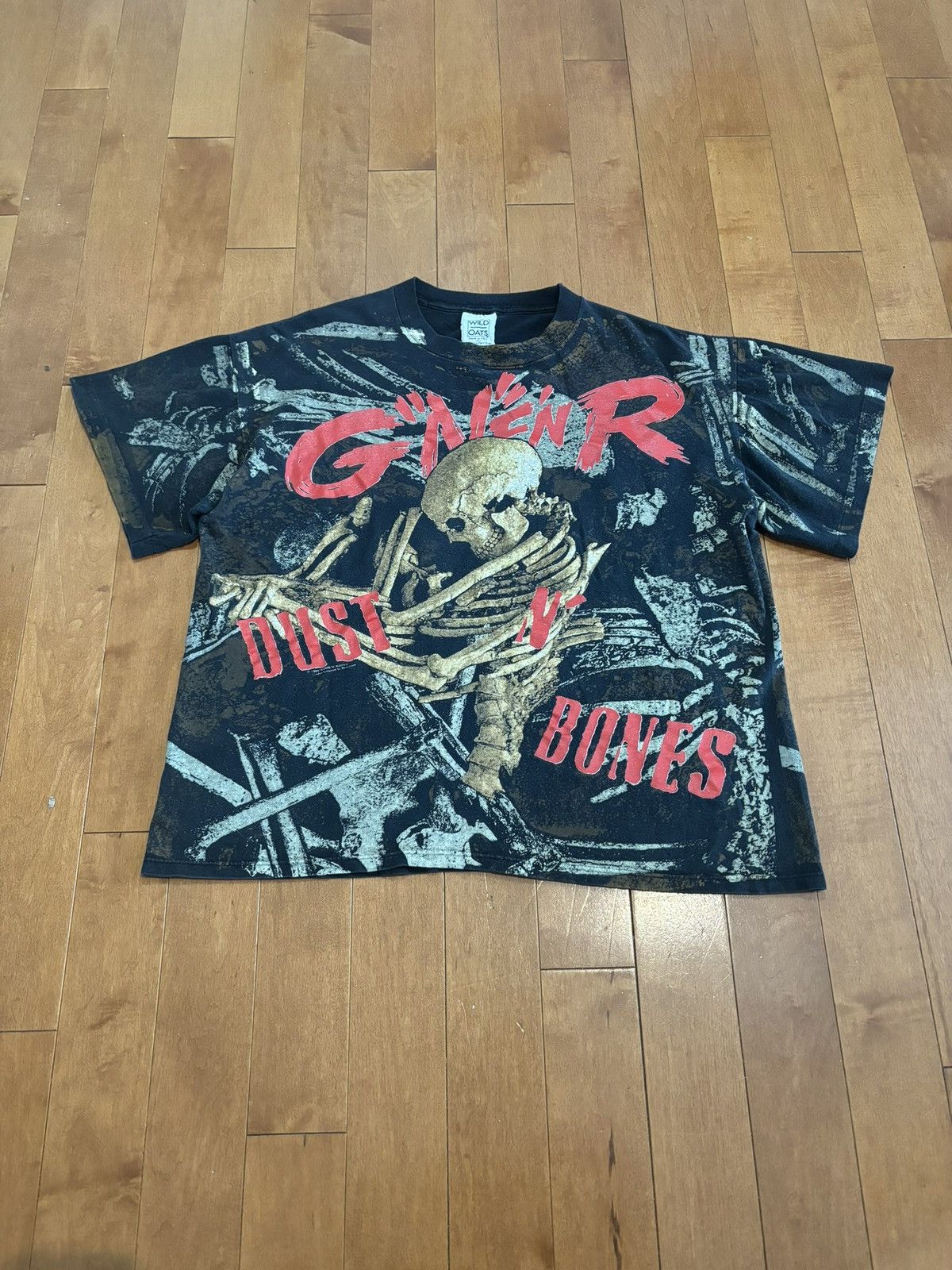 Vintage VINTAGE 90s GUNS N ROSES AOP Size US XL / EU 56 / 4 - 1 Thumbnail