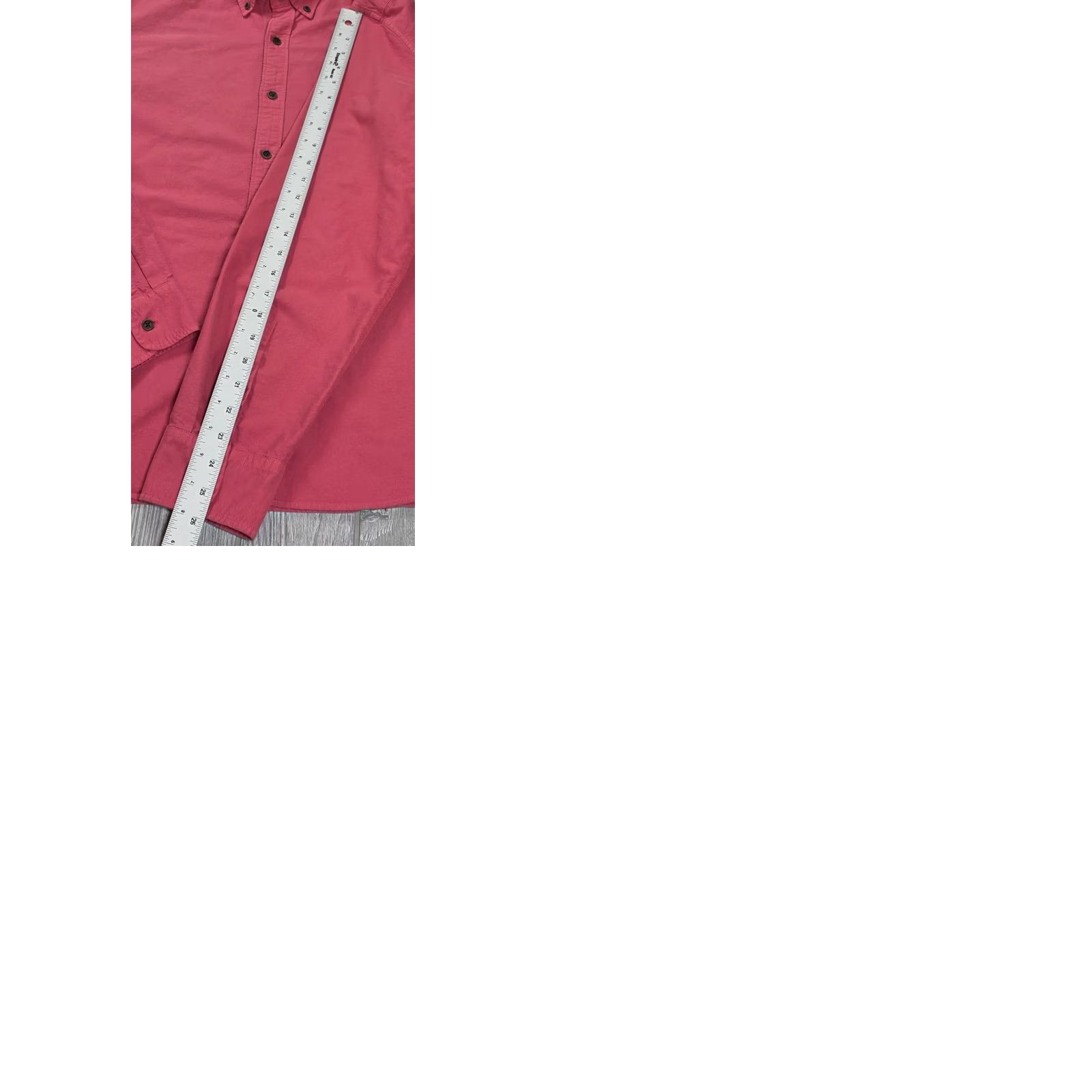 J.Crew J. Crew Men Button-Up Oxford Coral Garment Dyed Shirt Long Sleeve XL Slim Untuck Shirt Size US XL / EU 56 / 4 - 9 Thumbnail