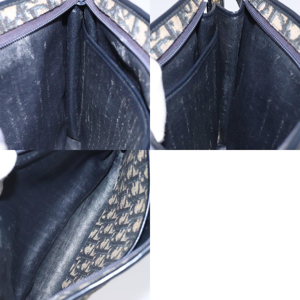 Dior DIOR Trotter Canvas Shoulder Bag Navy Size ONE SIZE - 12 Thumbnail