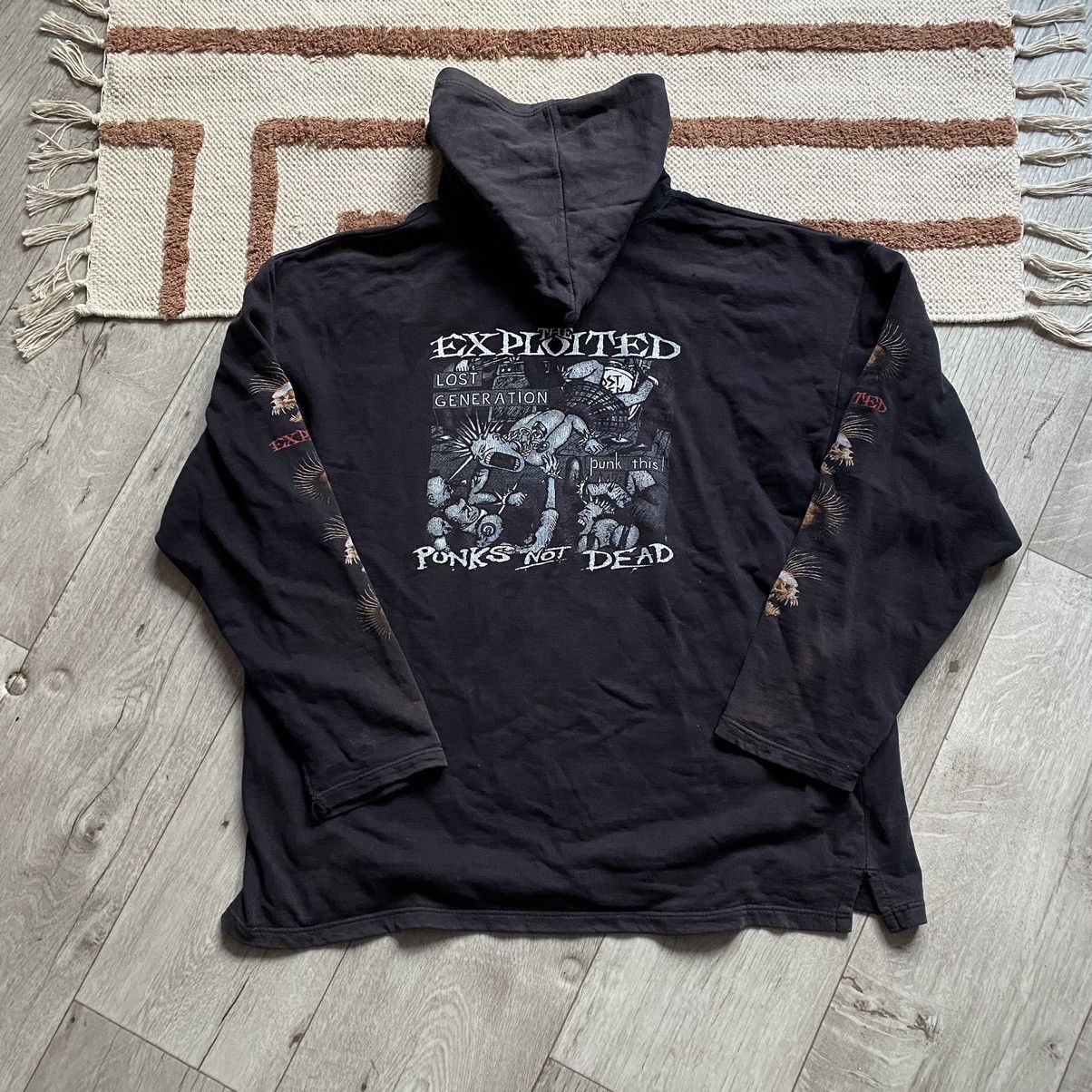 Band Tees VINTAGE THE EXPLOITED PUNKS NOT DEAD LOST GENERATION HOODIE Size US XL / EU 56 / 4 - 2 Thumbnail
