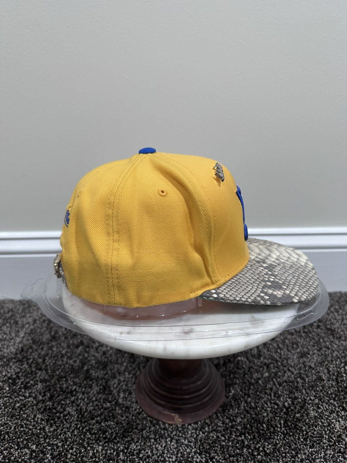 Just Don Just Don x Mitchell & Ness NHL St. Louis Blue Yellow Hat Size ONE SIZE - 2 Thumbnail