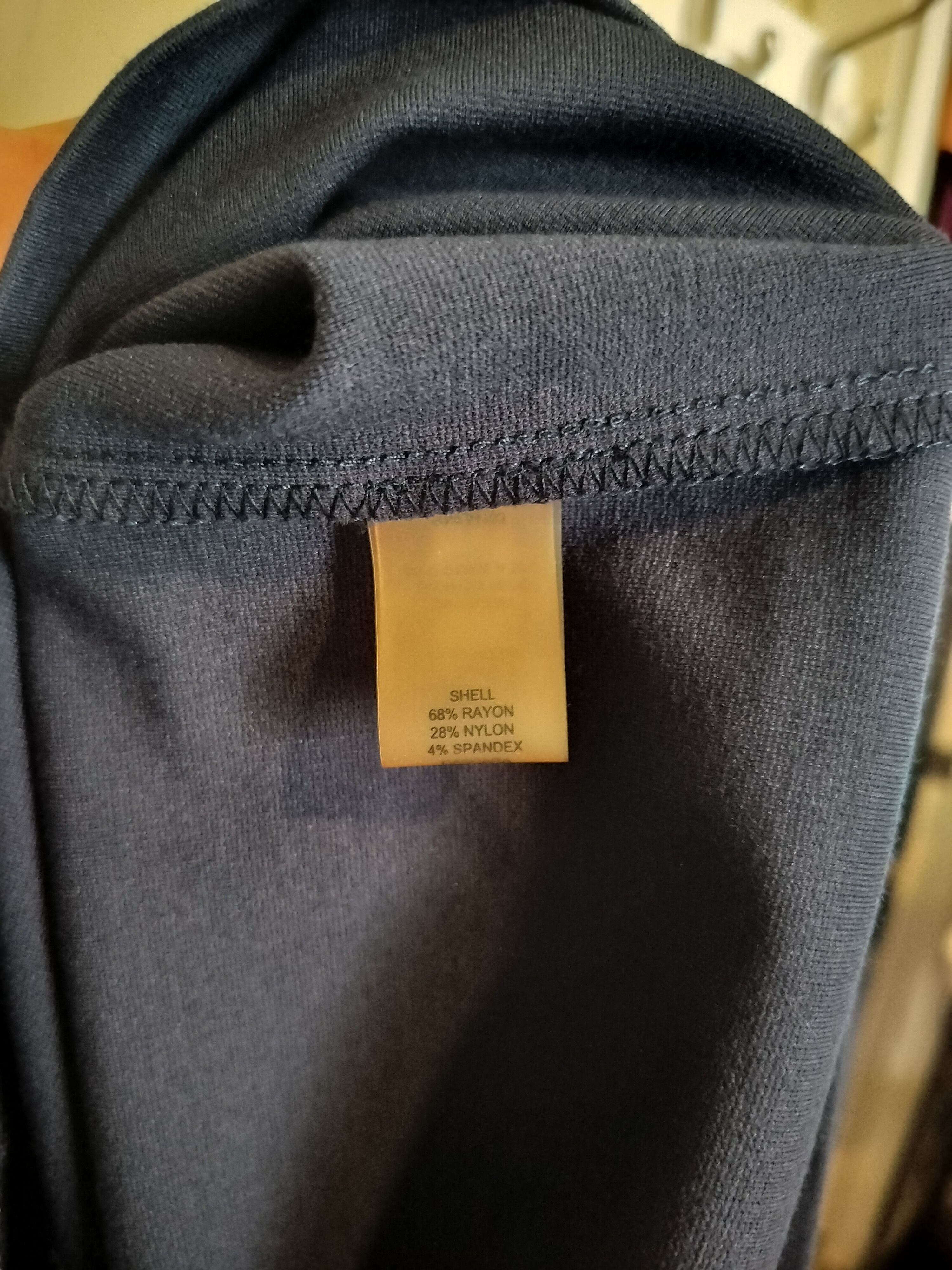 Vince Camuto Quite luxury minimalist jersey dress navy blue, cocktail Size M / US 6-8 / IT 42-44 - 5 Thumbnail