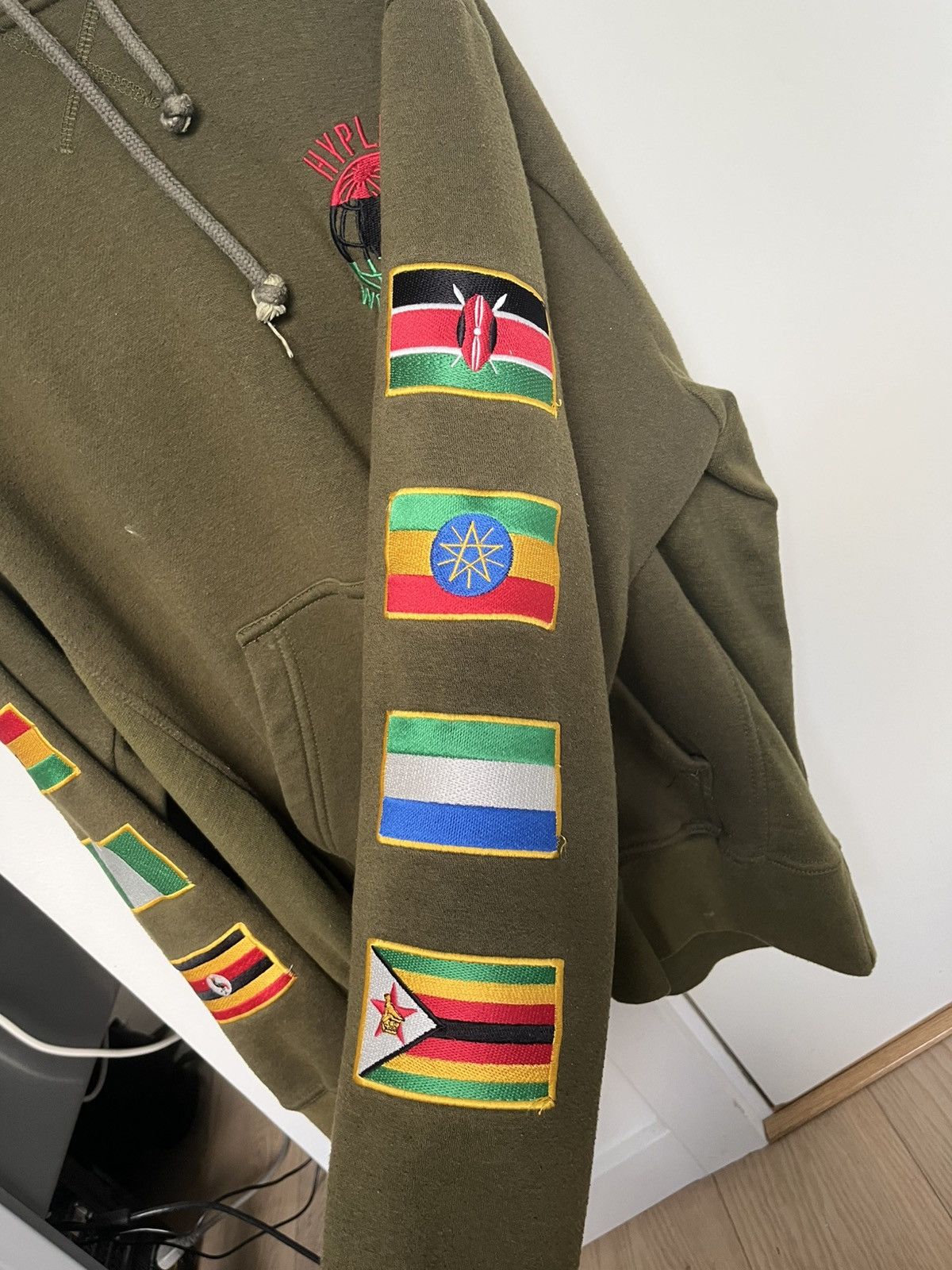 Hypland Hypland flag hoodie african Size US M / EU 48-50 / 2 - 3 Thumbnail