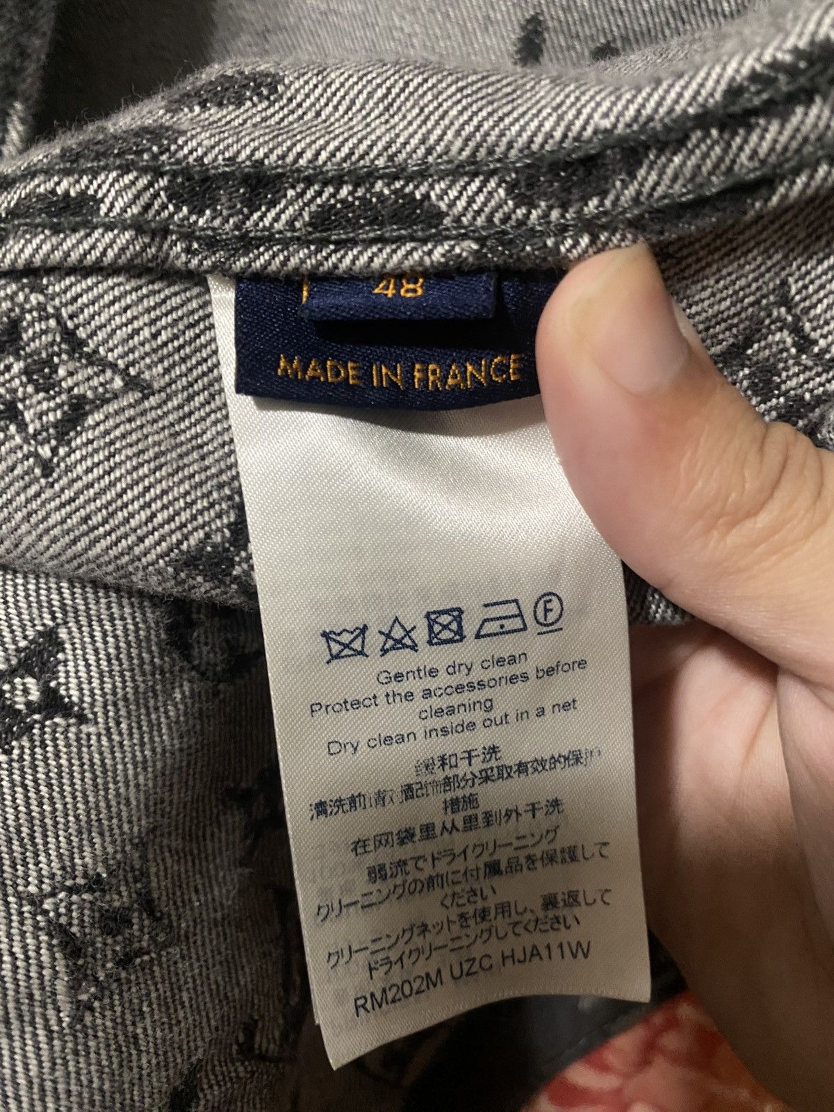 Louis Vuitton × Nigo Louis Vuitton Nigo Damier Denim Jacket Size US M / EU 48-50 / 2 - 4 Thumbnail