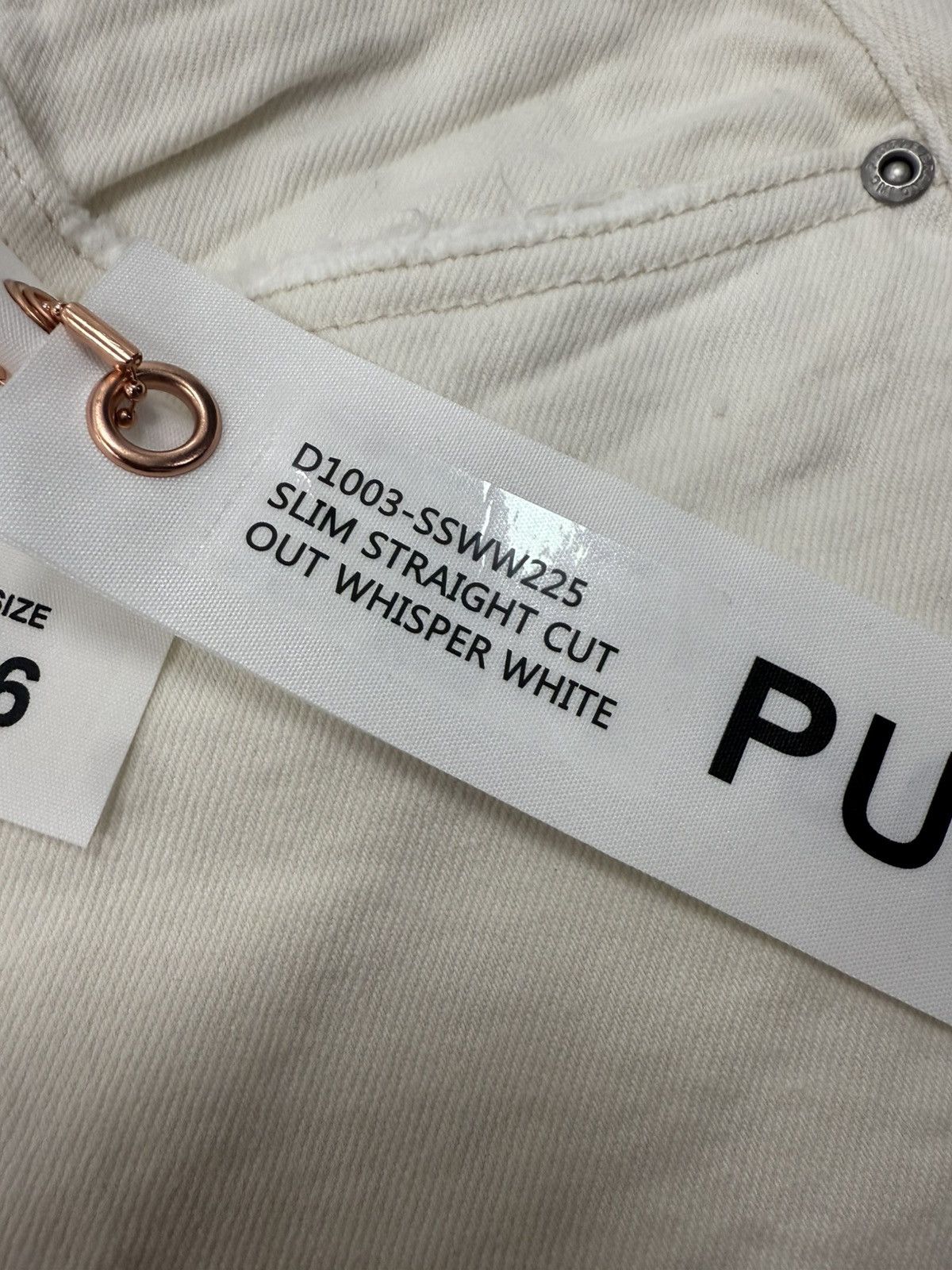 Other Purple Brand Whisper White Slim Jeans Size 26" / US 2 / IT 38 - 3 Thumbnail