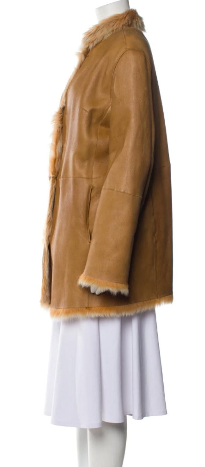 Other Autunno Eel Skin Faux Fur Coat Sz M Size M / US 6-8 / IT 42-44 - 4 Thumbnail