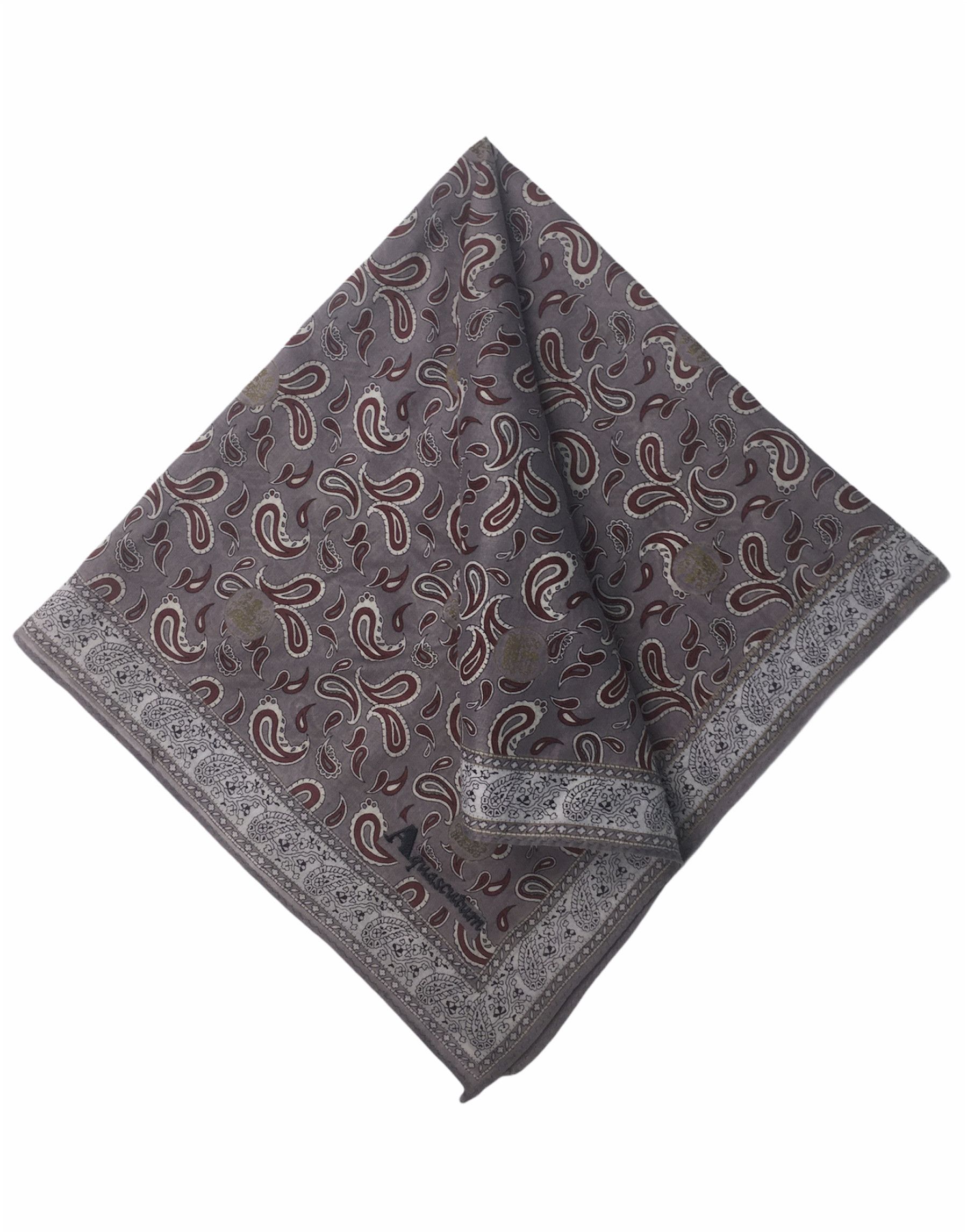 Aquascutum × Vintage Aquascutum Handkerchief / Neckwear / Bandana HKC0160 Size ONE SIZE - 1 Thumbnail