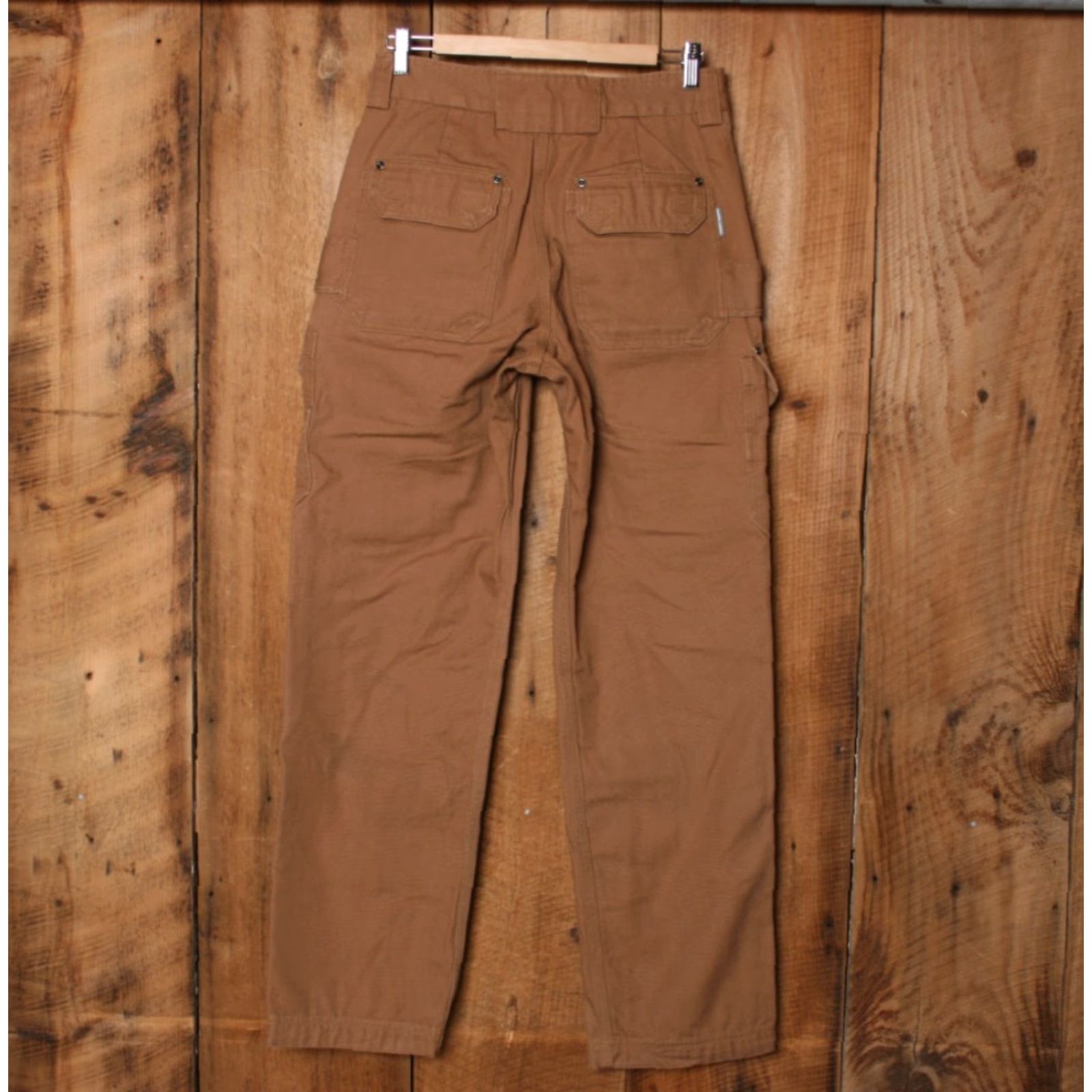 Vintage DULUTH Tan Firehose Canvas Relaxed Fit Cargo Pants Sz. 30x34 (Measure W29 L33) Mens Pants Cargo Tan 30 34 Relaxed Firehose Canvas Duluth Shoes? Size US 30 / EU 46 - 4 Thumbnail