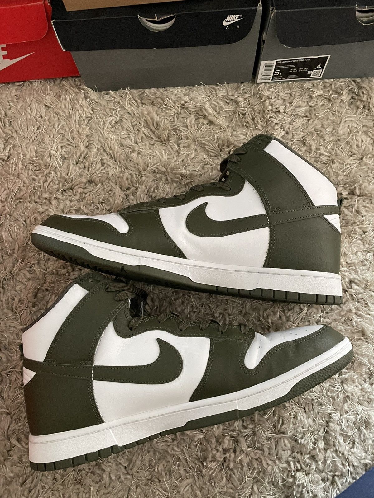 Nike Nike Dunk High Cargo Khaki Size US 14 / EU 47 - 3 Thumbnail