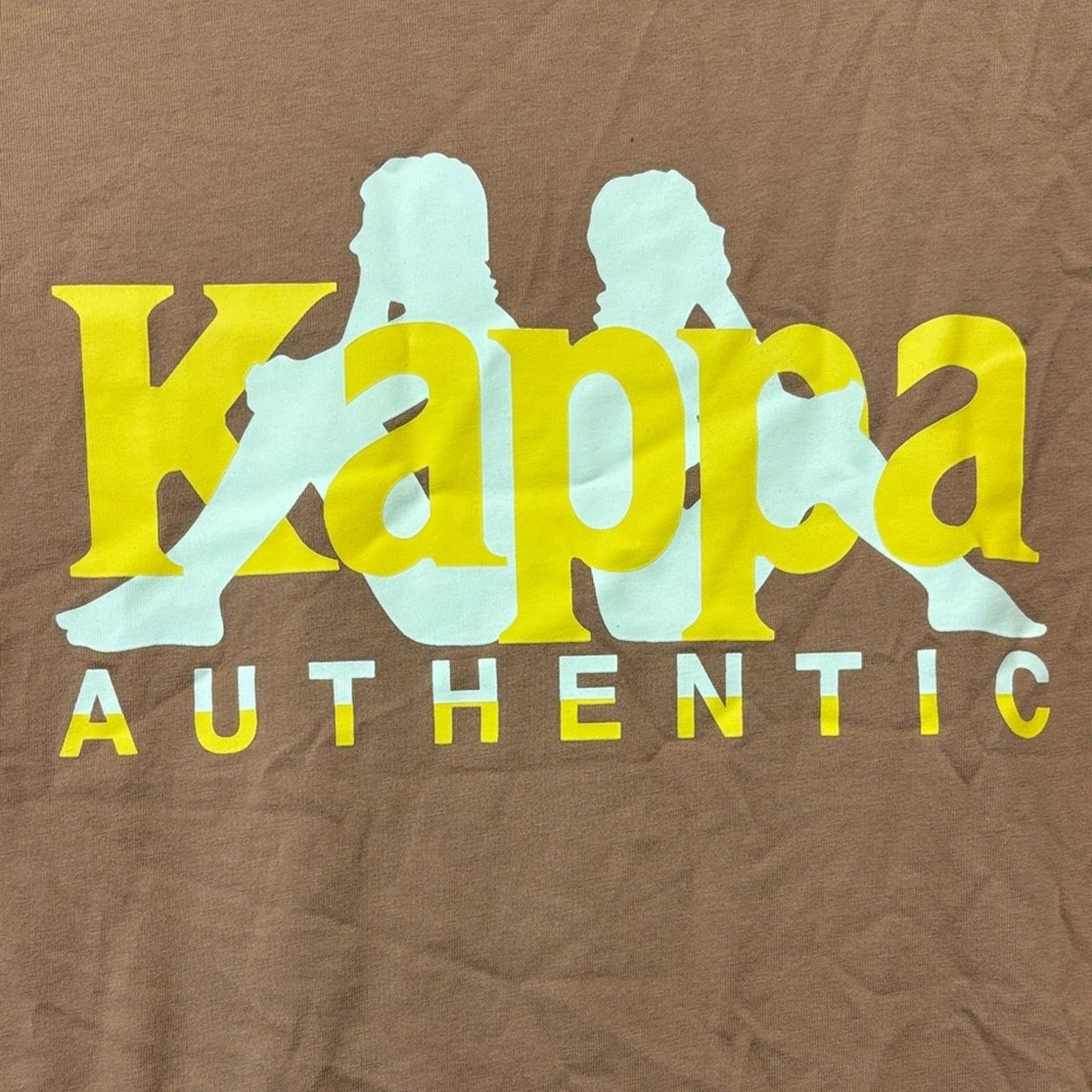 Kappa Kappa Authentic Brown Logo Tee Soccer Blockcore Athletic Size US S / EU 44-46 / 1 - 3 Thumbnail