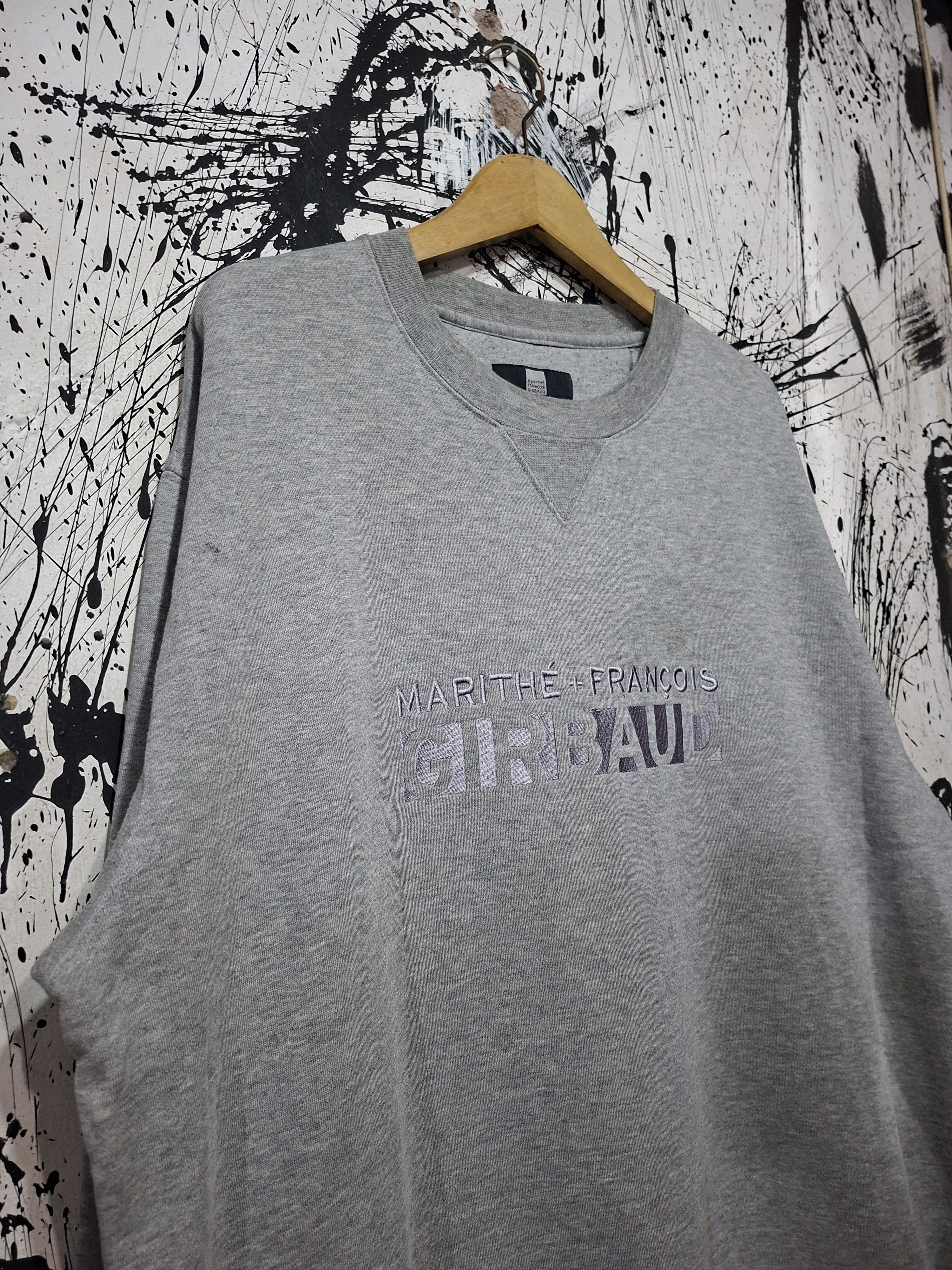Marithe + Francois Girbaud MARITHE FRANCOIS GIRBAUD EMBROIDERED LOGO SWEATSHIRT Size US XL / EU 56 / 4 - 2 Thumbnail