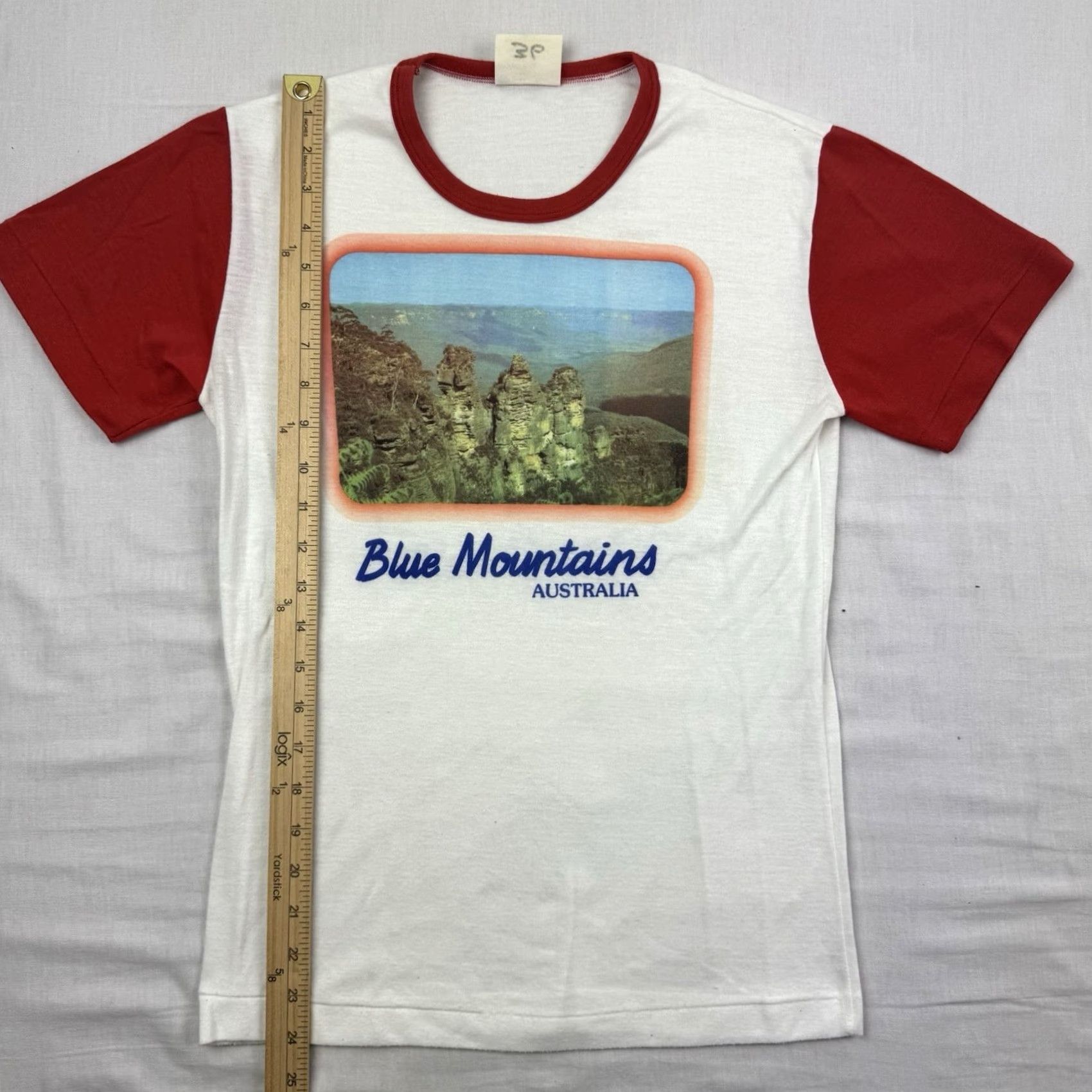 Vintage VINTAGE Mountain Australia Ringer T Shirt Adult Small 70s Graphic Tee White Mens Short Sleeve Crew Neck Cotton Polyester Pattern Solid Size US S / EU 44-46 / 1 - 6 Thumbnail
