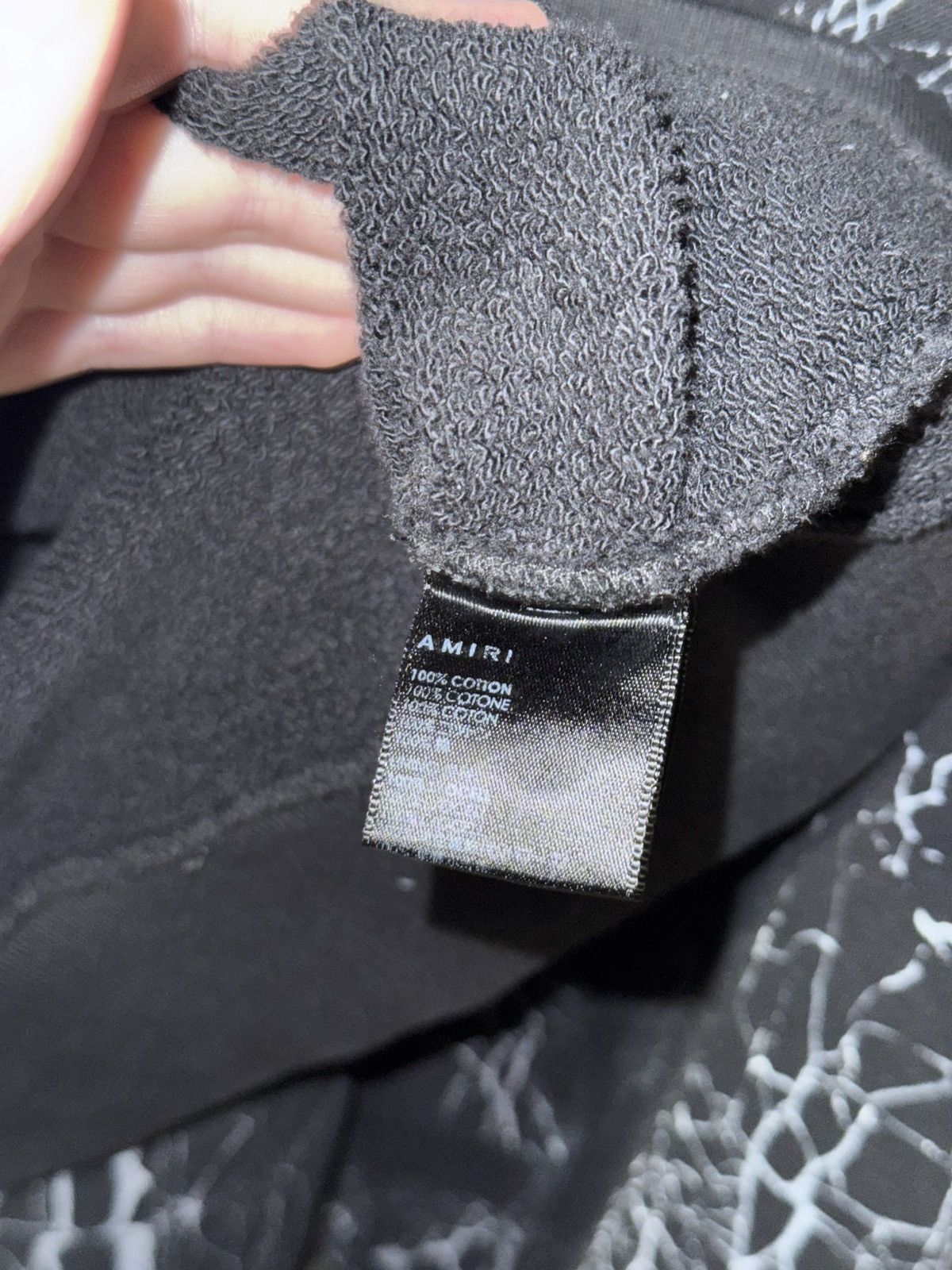 Amiri AMIRI CRACKED CORE LOGO HOODIE Size US L / EU 52-54 / 3 - 7 Thumbnail