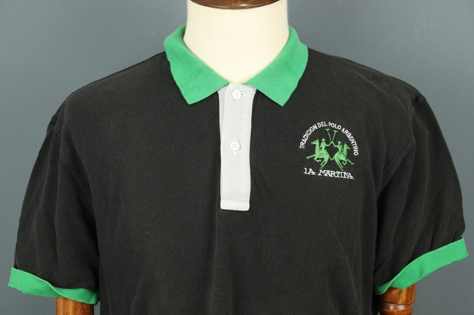 La Martina La Martina Buenos Aires Blue Polo Shirt Size 2XL Size US XXL / EU 58 / 5 - 2 Thumbnail