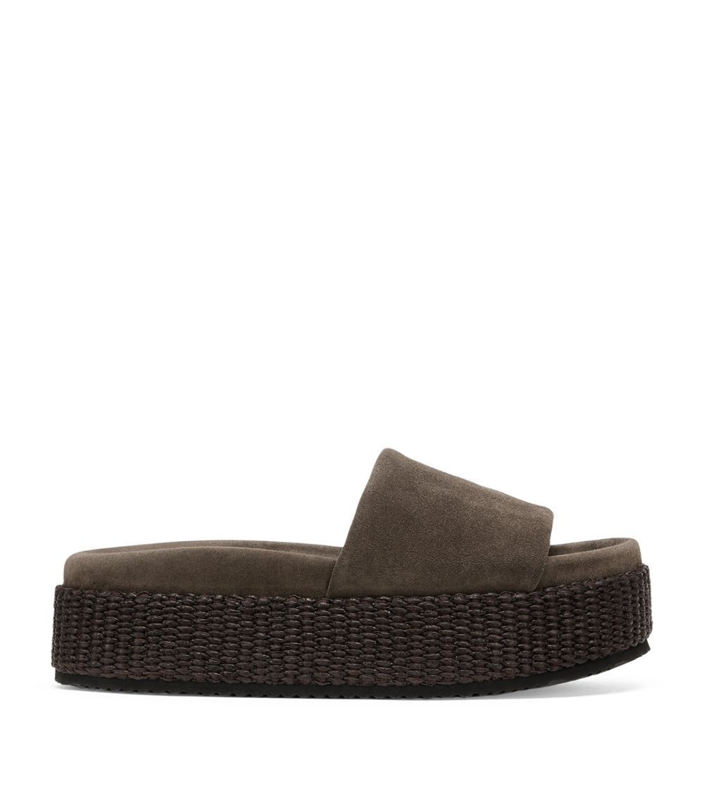 Brunello Cucinelli o1la1rc1a0425 Slippers in Brown Size US 5 / IT 35 - 2 Thumbnail