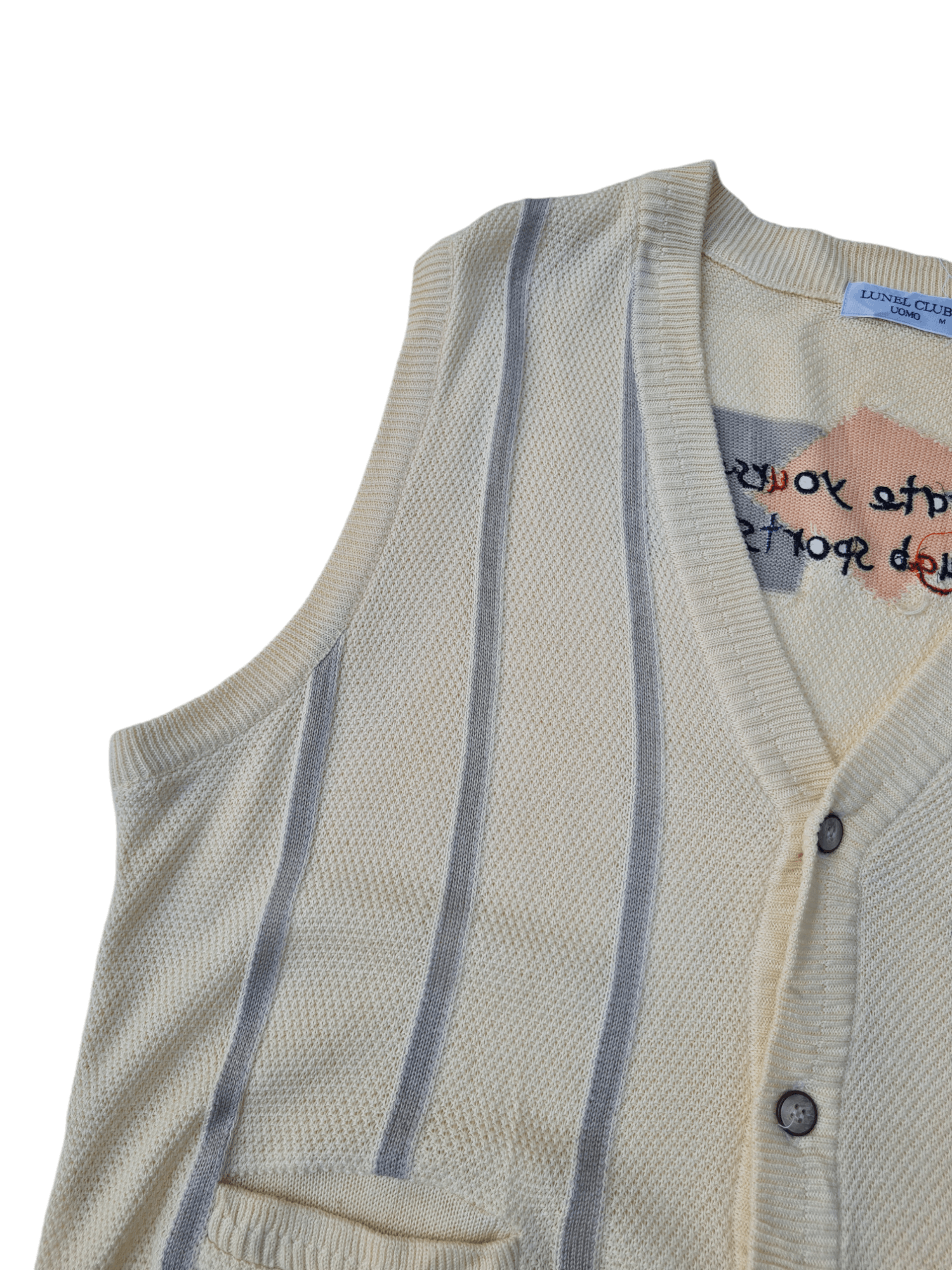 Vintage Lunel Club Uomo Knit Sweater