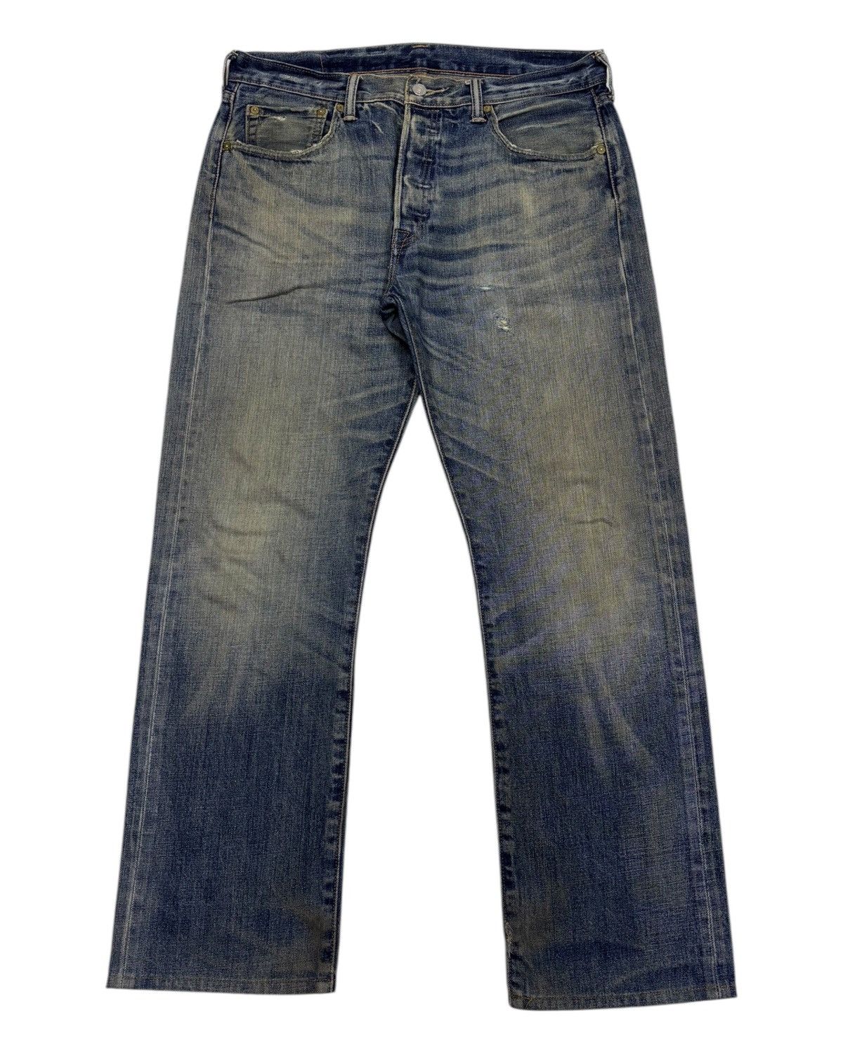 Rare L.G.B. LE GRAND BLEU Levi’s 501 L.G.B. Le Grande Bleu Coated Patch Cross Denim Black RARE | eBay