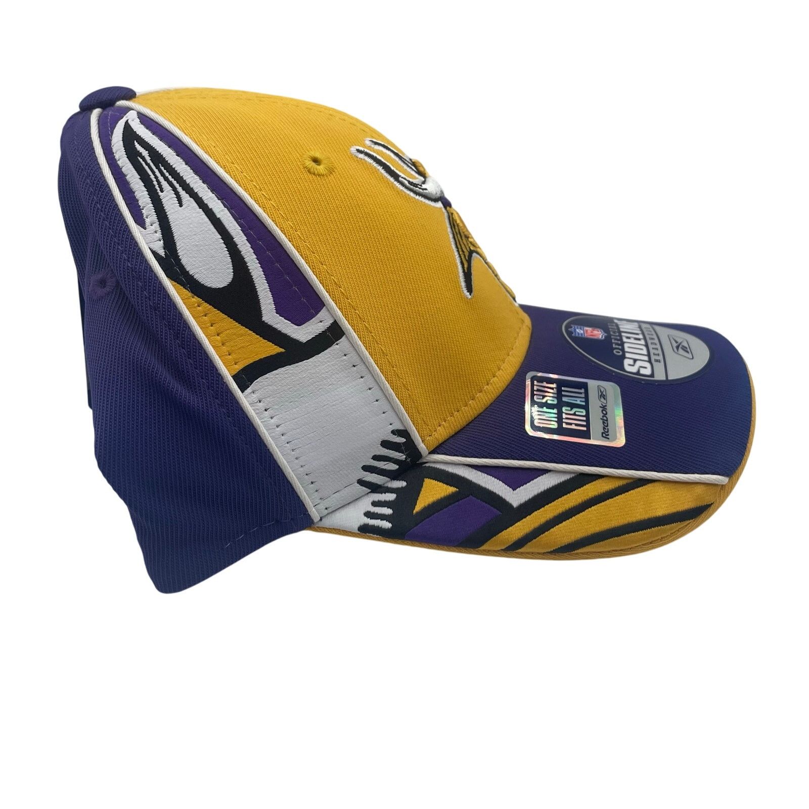 Reebok Minnesota Vikings Reebok NFL Sideline Hat OS One Size Size ONE SIZE - 3 Thumbnail