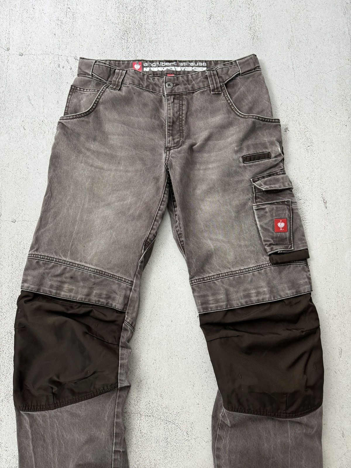 Other Engelbert Strauss Work Brown Cargo Denim Pants Size US 36 / EU 52 - 4 Thumbnail