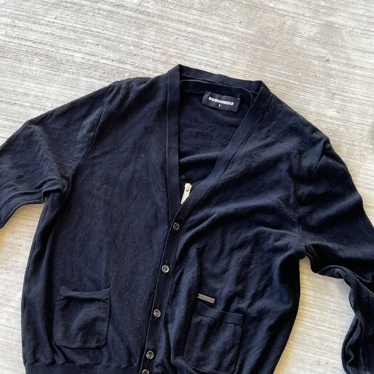 Dsquared2 Dsquared Vintage Zip Sweater Knitwear Size M / US 6-8 / IT 42-44 - 2 Thumbnail