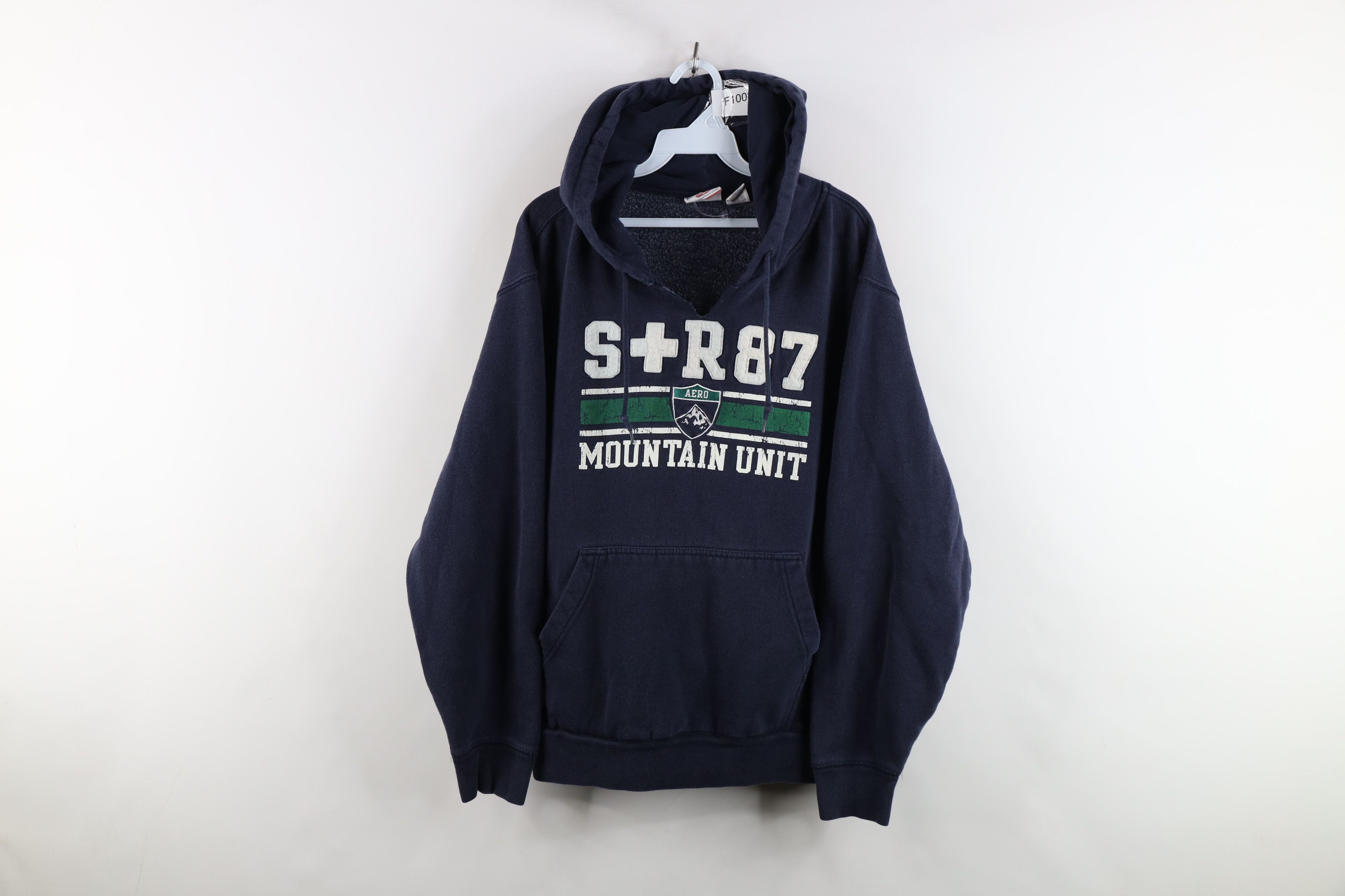 Aeropostale Vintage Y2K Aeropostale Unit Skiing Snowboard Hoodie Blue Size US XL / EU 56 / 4 - 1 Thumbnail