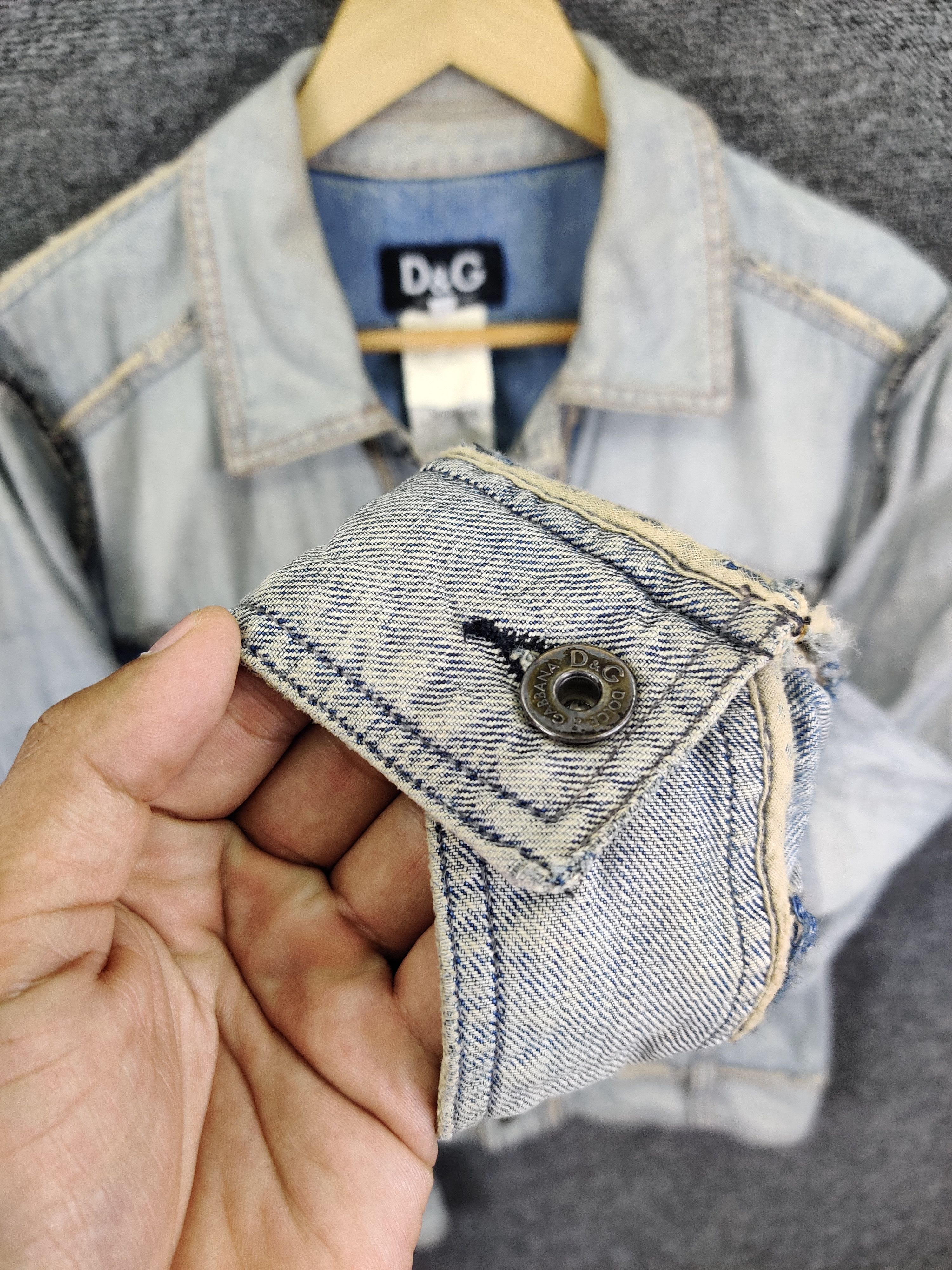 Dolce & Gabbana Vintage Dolce & Gabbana Denim Trucker Jacket Size US M / EU 48-50 / 2 - 12 Thumbnail