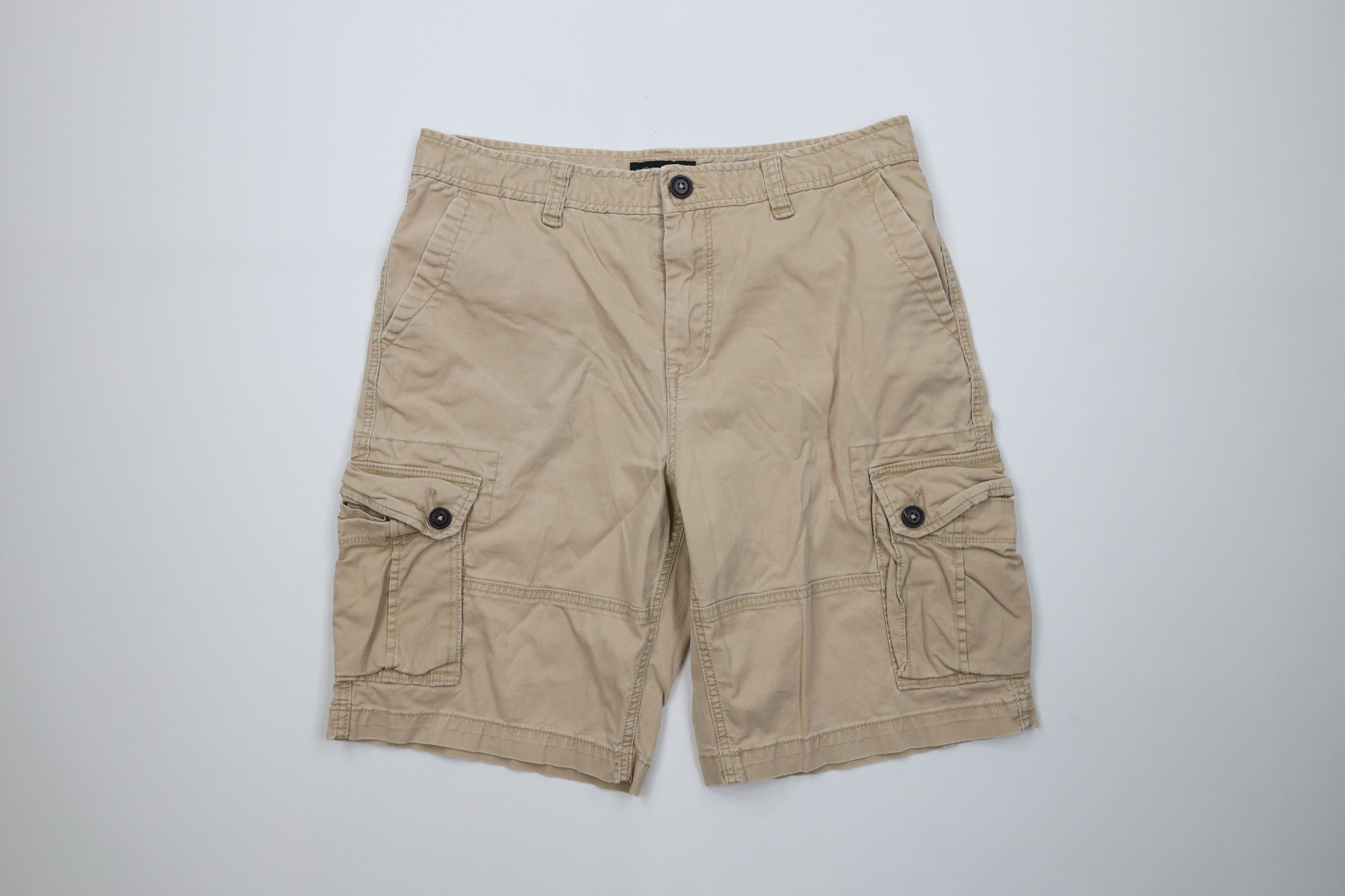 Aeropostale Vintage Y2K Aeropostale Surplus Cargo Shorts Beige Cotton Size US 34 / EU 50 - 1 Thumbnail