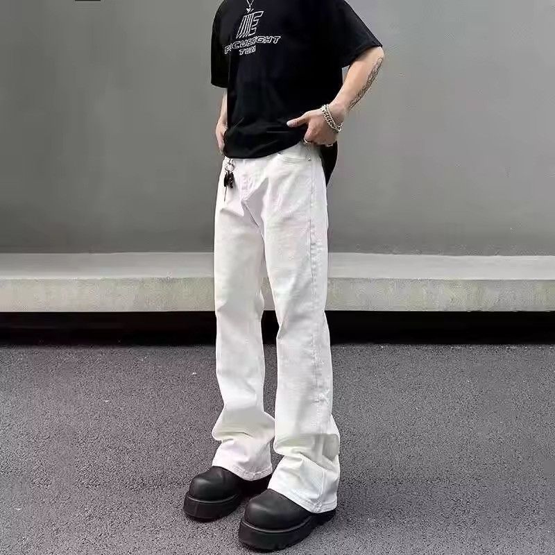 Japanese Brand Stacked Denim - Wide Leg Streetwear Relaxed Fit Size US 32 / EU 48 - 5 Thumbnail