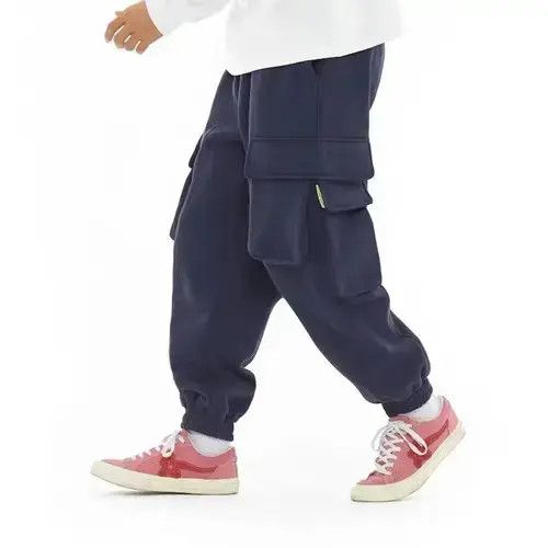 Jean 20AW Indigo Union Japan Navy Big Pockets Cotton Jogger Pants Size US 32 / EU 48 - 4 Thumbnail