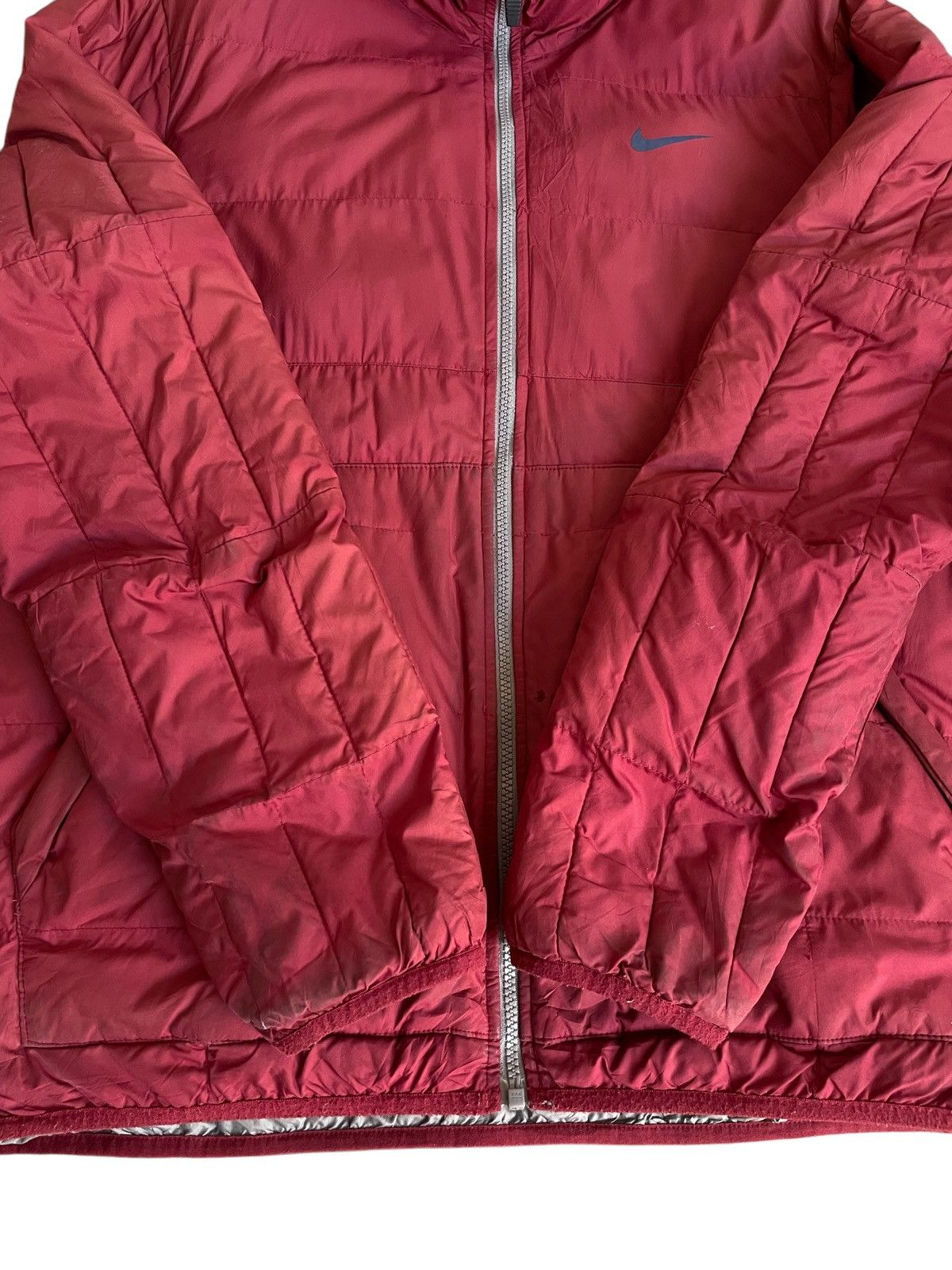 Hypebeast Vintage Y2K Nike Streetwear Reversible Light Puffer Jacket Size US M / EU 48-50 / 2 - 11 Thumbnail