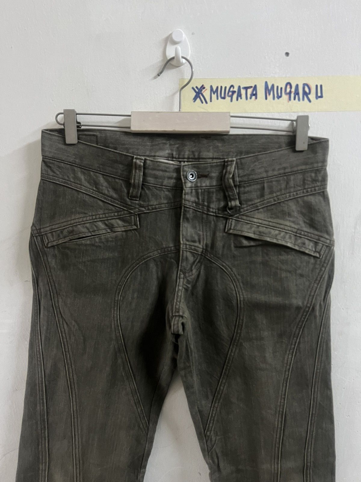 Hysteric Glamour × Japanese Brand JAPAN BRAND NICOLE CLUB DISTRESSED DENIM PANT Size US 32 / EU 48 - 2 Thumbnail