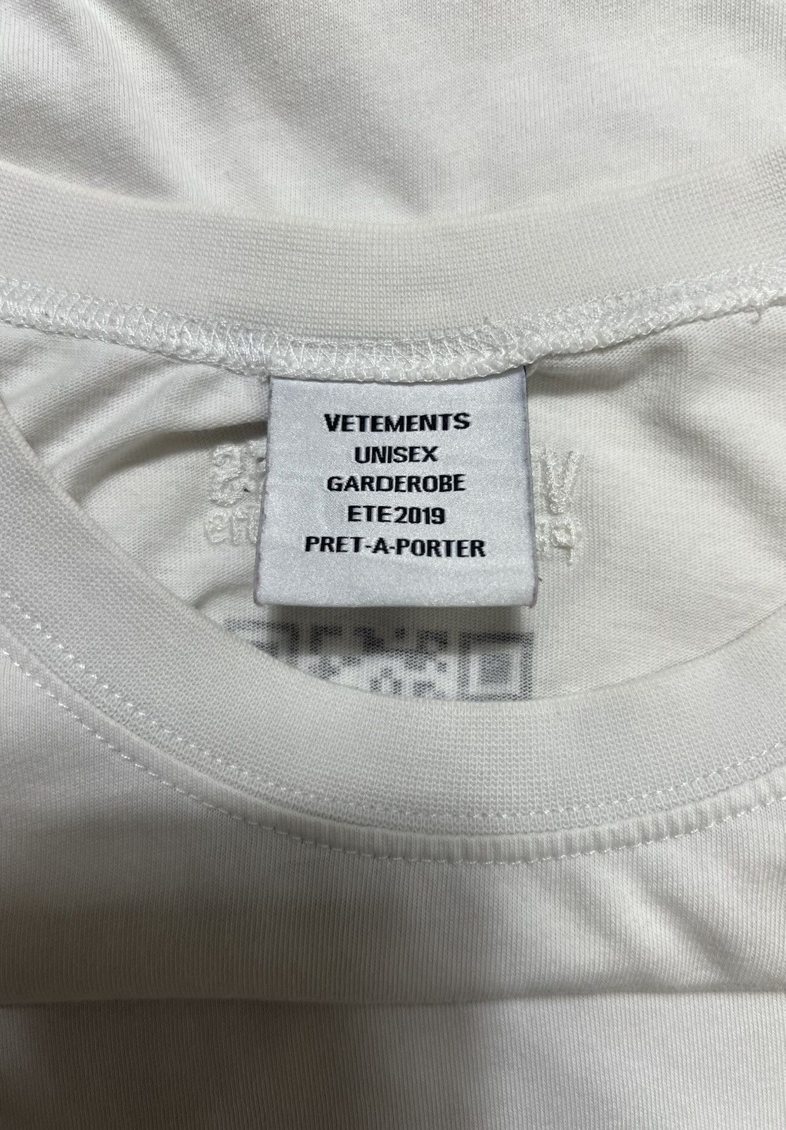 Vetements Vetements - QR Code T-Shirt Size US M / EU 48-50 / 2 - 11 Thumbnail