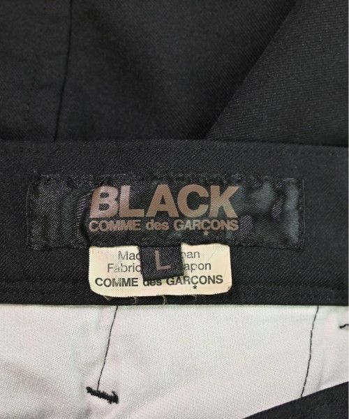 Comme des Garcons Black Casual Pant Button Zipper Long Length Polyester Cotton Black Size US 33 - 6 Thumbnail