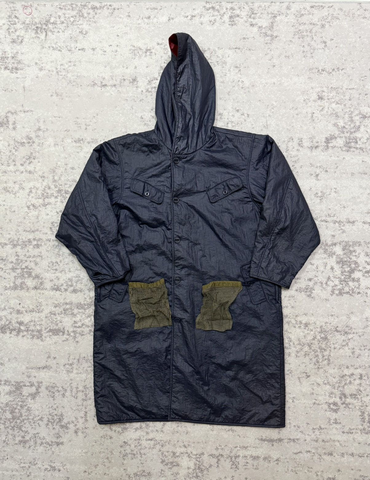 Issey Miyake Vintage issey miyake hai sporting gear long jacket nylon Size US L / EU 52-54 / 3 - 3 Thumbnail