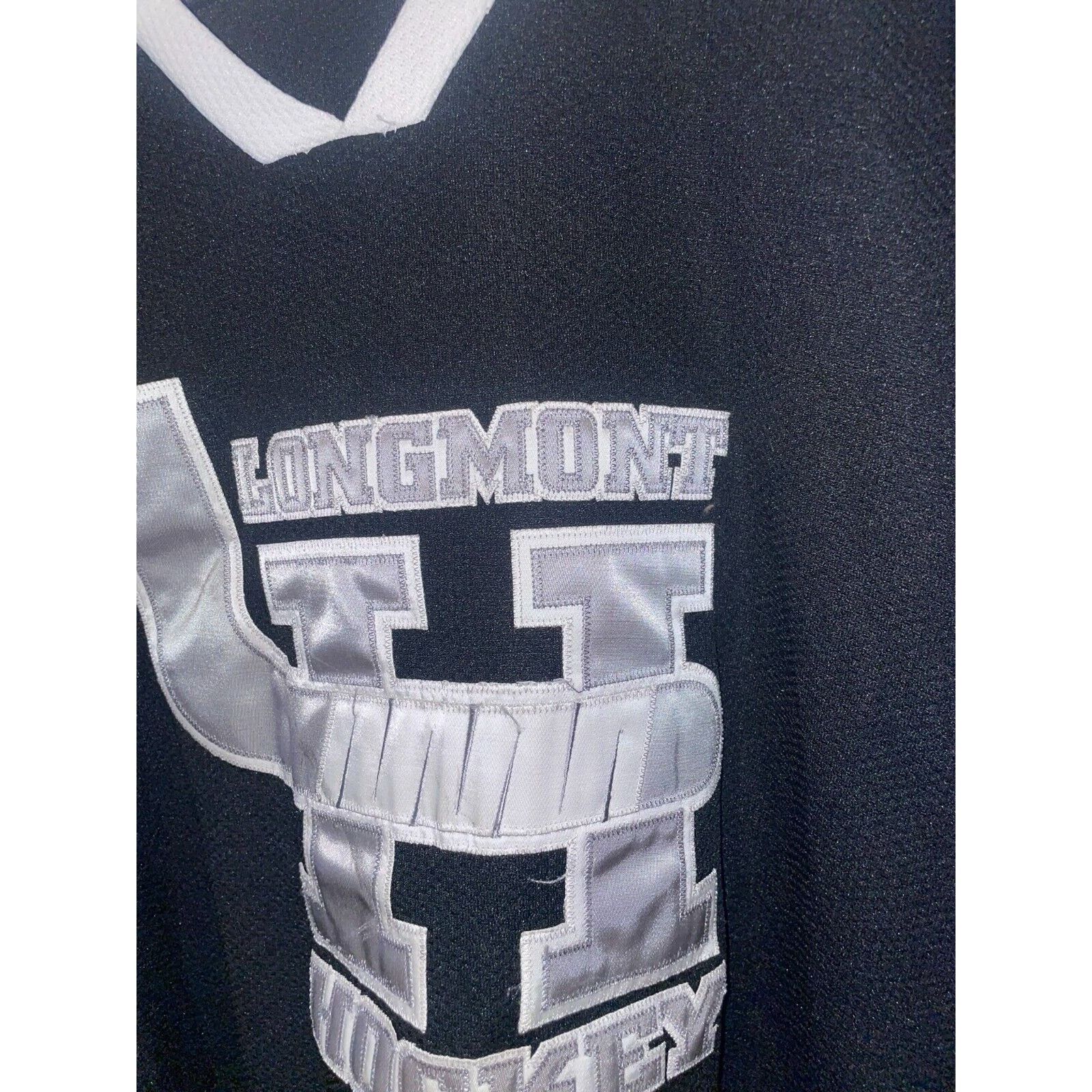 Vintage Vintage Black Hockey Jersey Teamwork Longmont VTG L Large Size US L / EU 52-54 / 3 - 3 Thumbnail