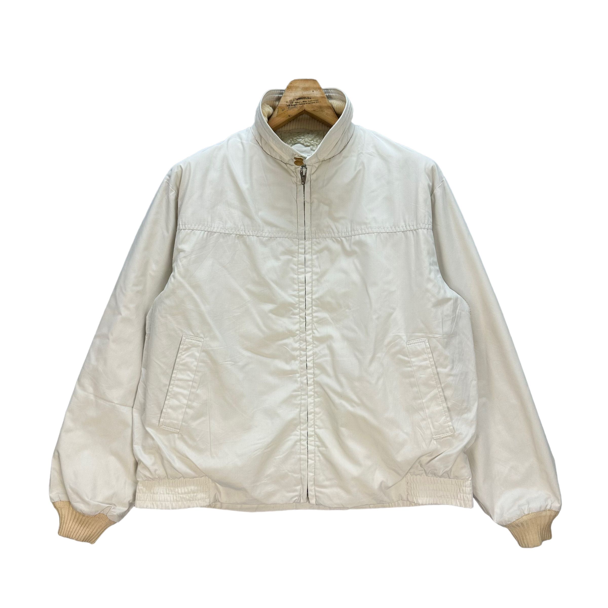 image of Mcgregor x Vintage Mc Gregor Sherpa Jacket 8239-213 in White, Men's (Size Large)